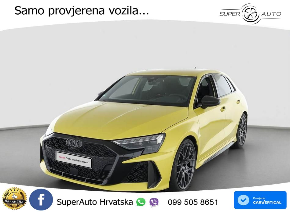 Audi RS3 Sedan 2.5 TFSI (400 KS) quattro S tronic MATRIX+GR SJED+KAM