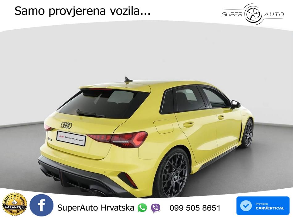Audi RS3 Sedan 2.5 TFSI (400 KS) quattro S tronic MATRIX+GR SJED+KAM