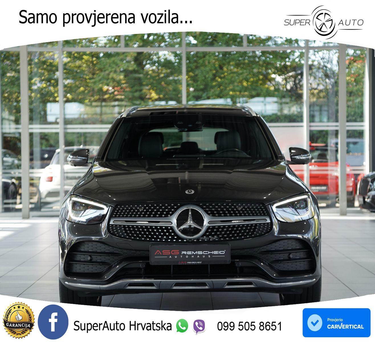 Mercedes GLC 220d (194 KS) 4MATIC G-TRONIC AMG LED+GR SJED+ACC