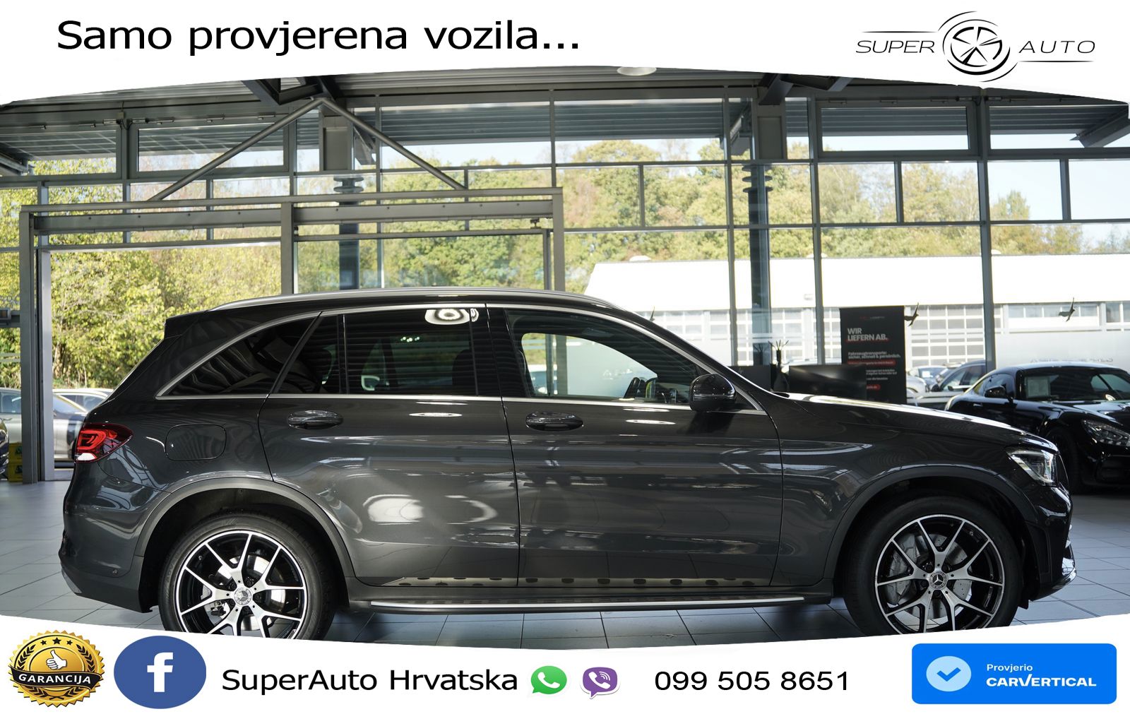 Mercedes GLC 220d (194 KS) 4MATIC G-TRONIC AMG LED+GR SJED+ACC