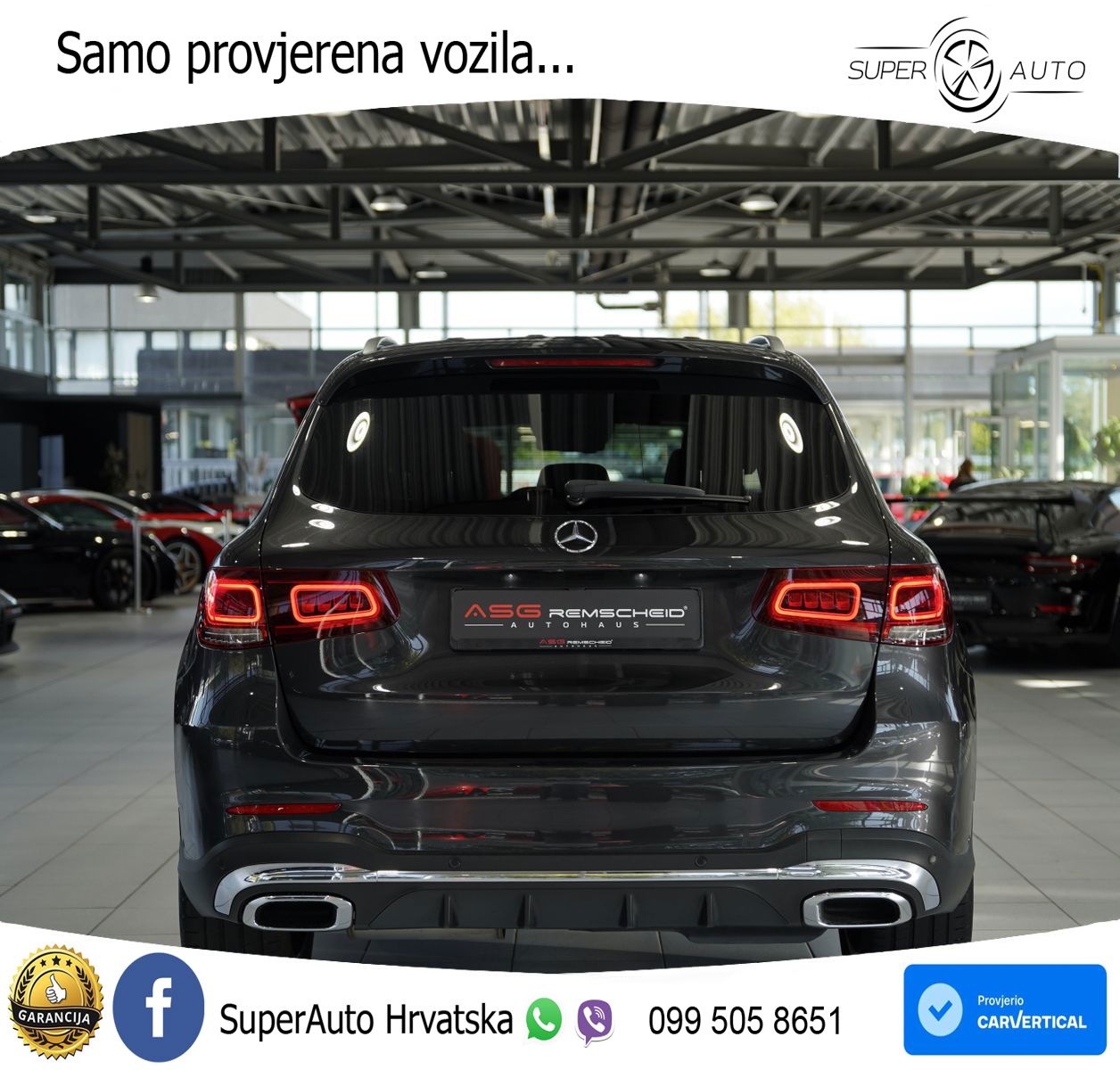 Mercedes GLC 220d (194 KS) 4MATIC G-TRONIC AMG LED+GR SJED+ACC