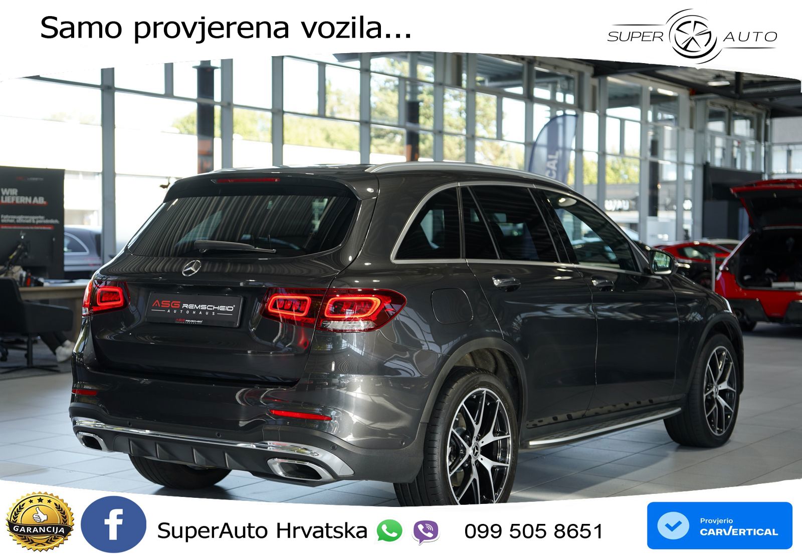Mercedes GLC 220d (194 KS) 4MATIC G-TRONIC AMG LED+GR SJED+ACC