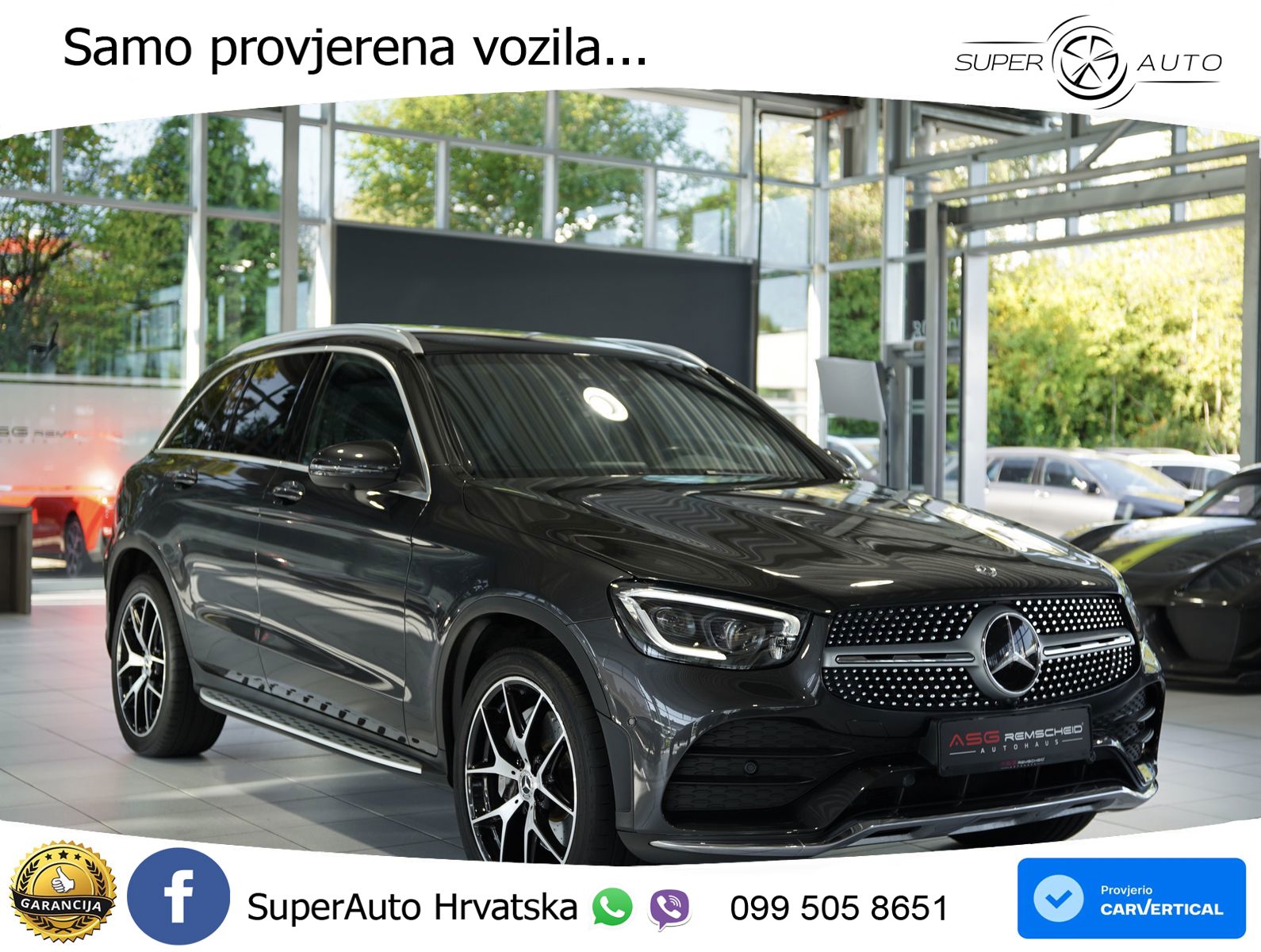 Mercedes GLC 220d (194 KS) 4MATIC G-TRONIC AMG LED+GR SJED+ACC