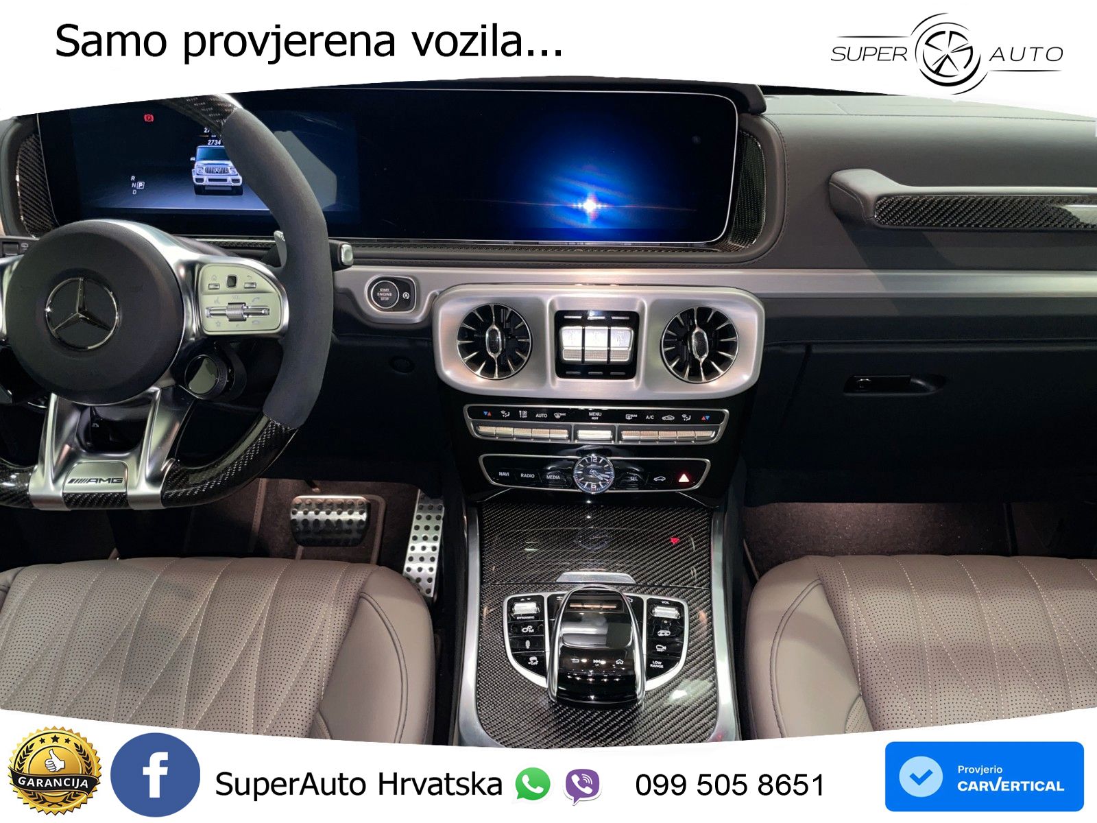 Mercedes AMG G 63 Long V8 (585 KS) 4MATIC 9G-TRONIC AMG SPEEDSHIFT PLUS Manufaktur LED+GR SJED+ACC