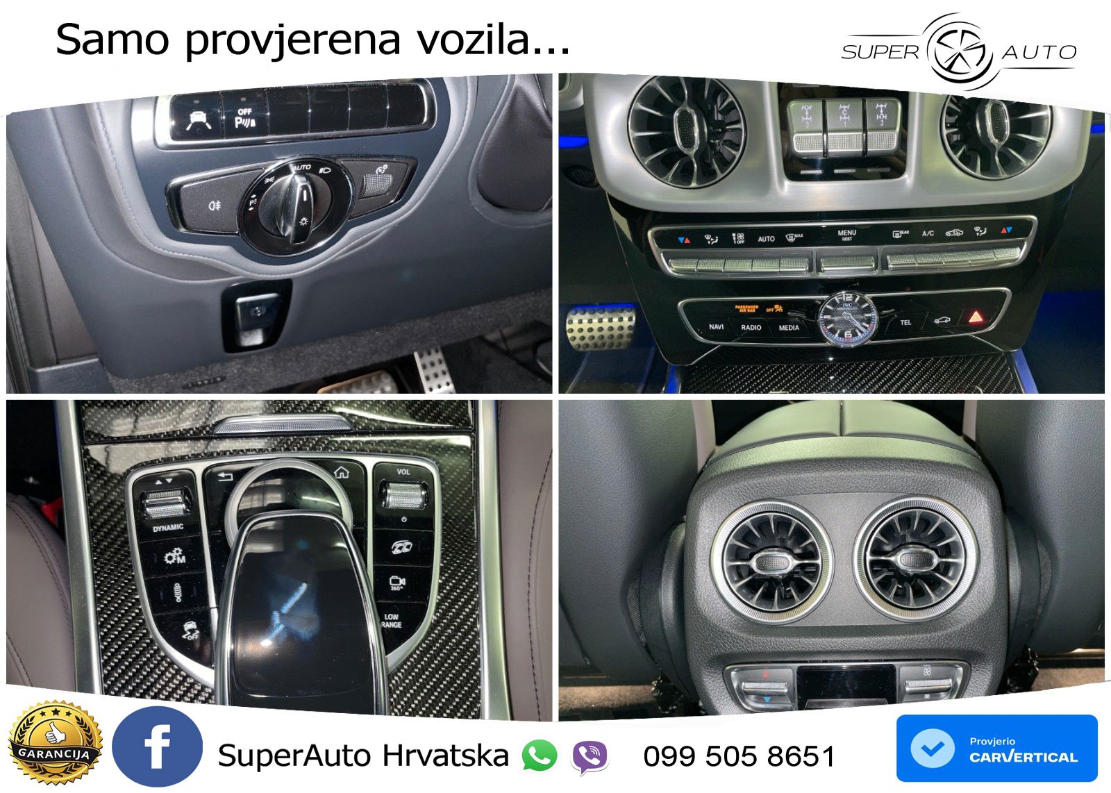 Mercedes AMG G 63 Long V8 (585 KS) 4MATIC 9G-TRONIC AMG SPEEDSHIFT PLUS Manufaktur LED+GR SJED+ACC