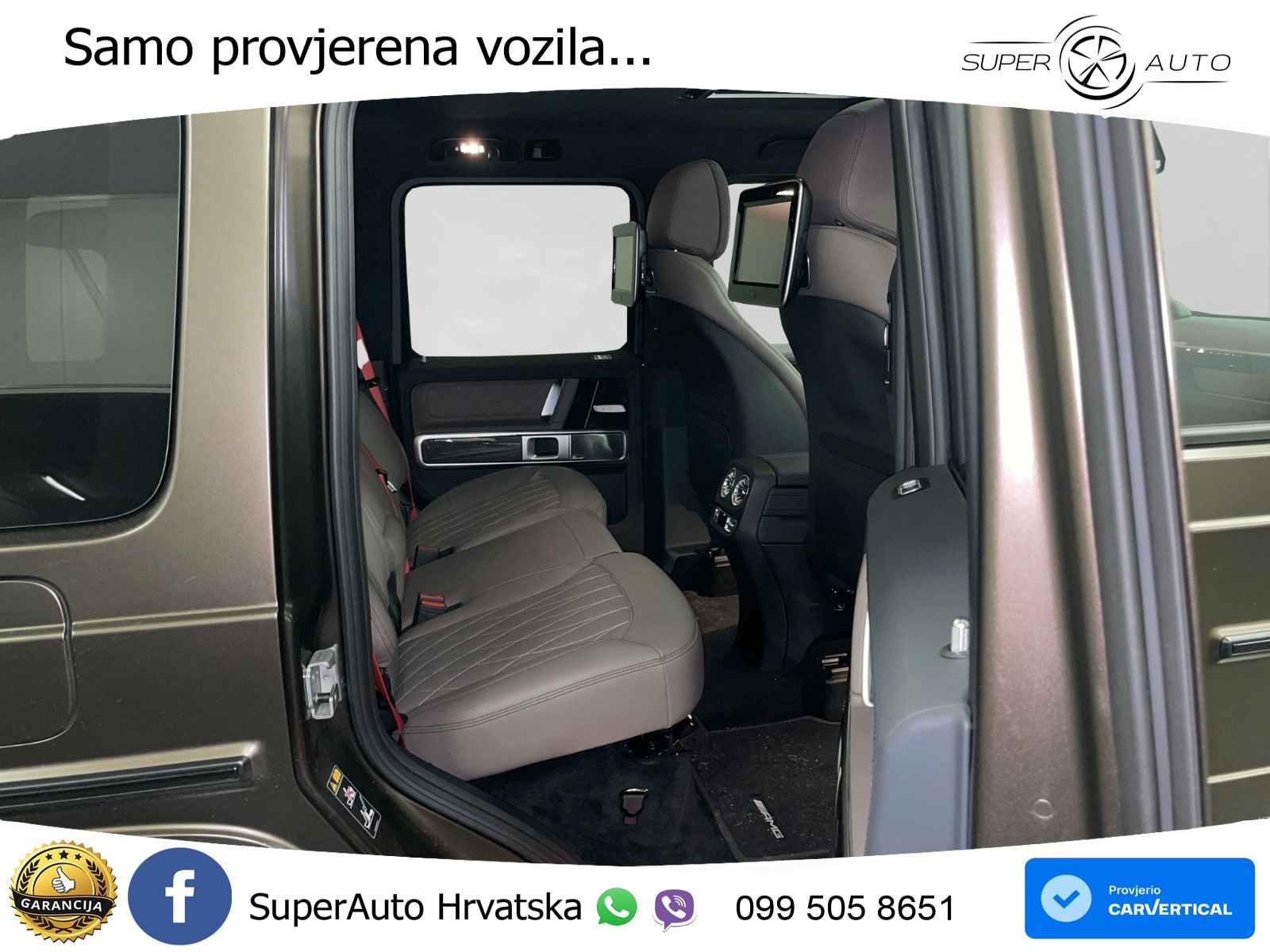 Mercedes AMG G 63 Long V8 (585 KS) 4MATIC 9G-TRONIC AMG SPEEDSHIFT PLUS Manufaktur LED+GR SJED+ACC