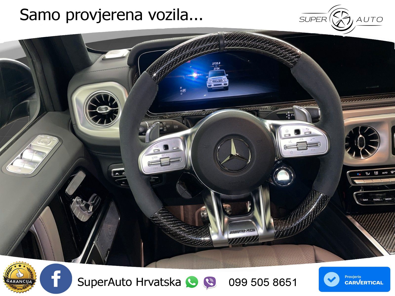 Mercedes AMG G 63 Long V8 (585 KS) 4MATIC 9G-TRONIC AMG SPEEDSHIFT PLUS Manufaktur LED+GR SJED+ACC