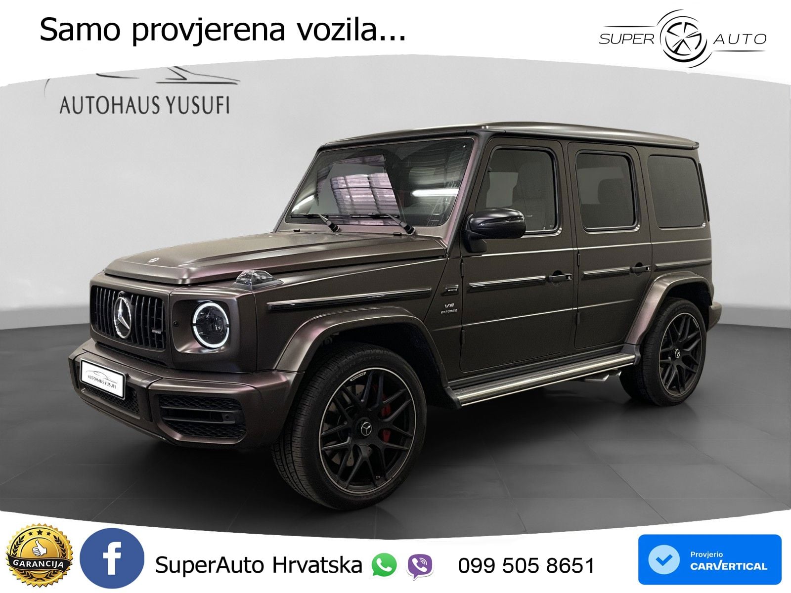 Mercedes AMG G 63 Long V8 (585 KS) 4MATIC 9G-TRONIC AMG SPEEDSHIFT PLUS Manufaktur LED+GR SJED+ACC