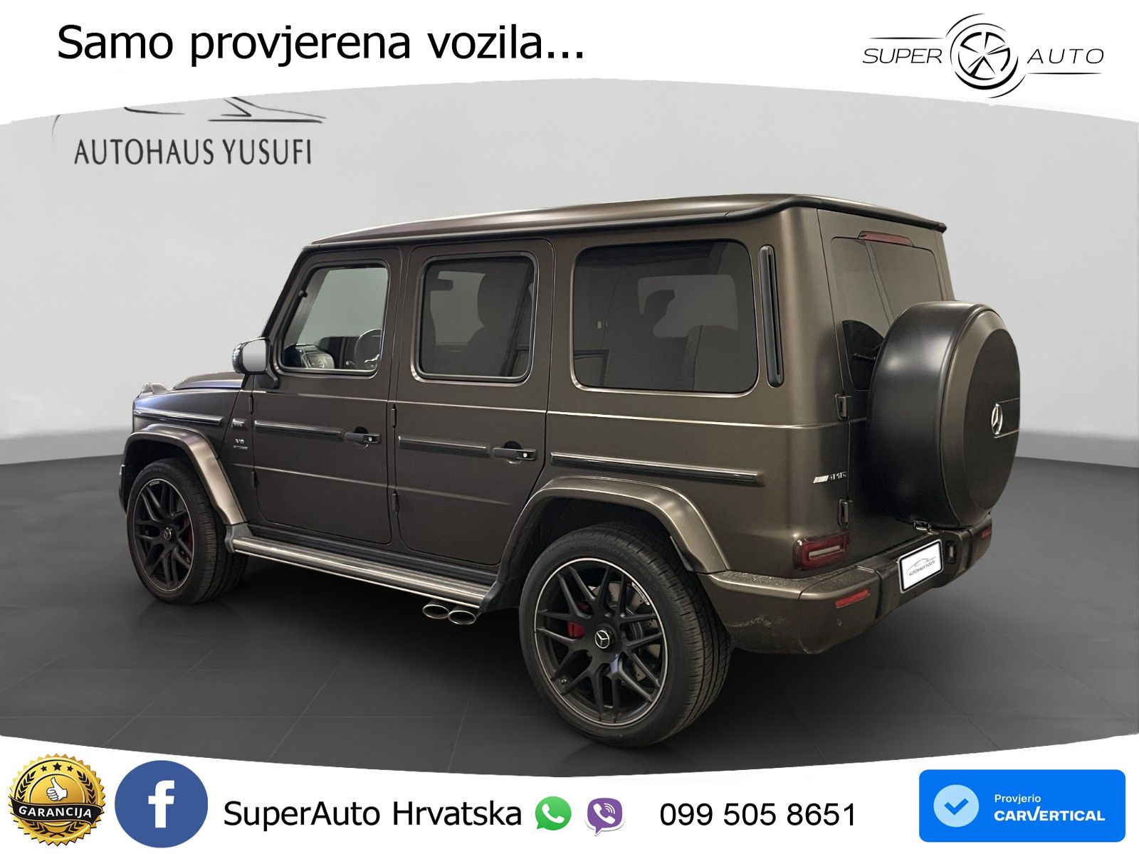 Mercedes AMG G 63 Long V8 (585 KS) 4MATIC 9G-TRONIC AMG SPEEDSHIFT PLUS Manufaktur LED+GR SJED+ACC