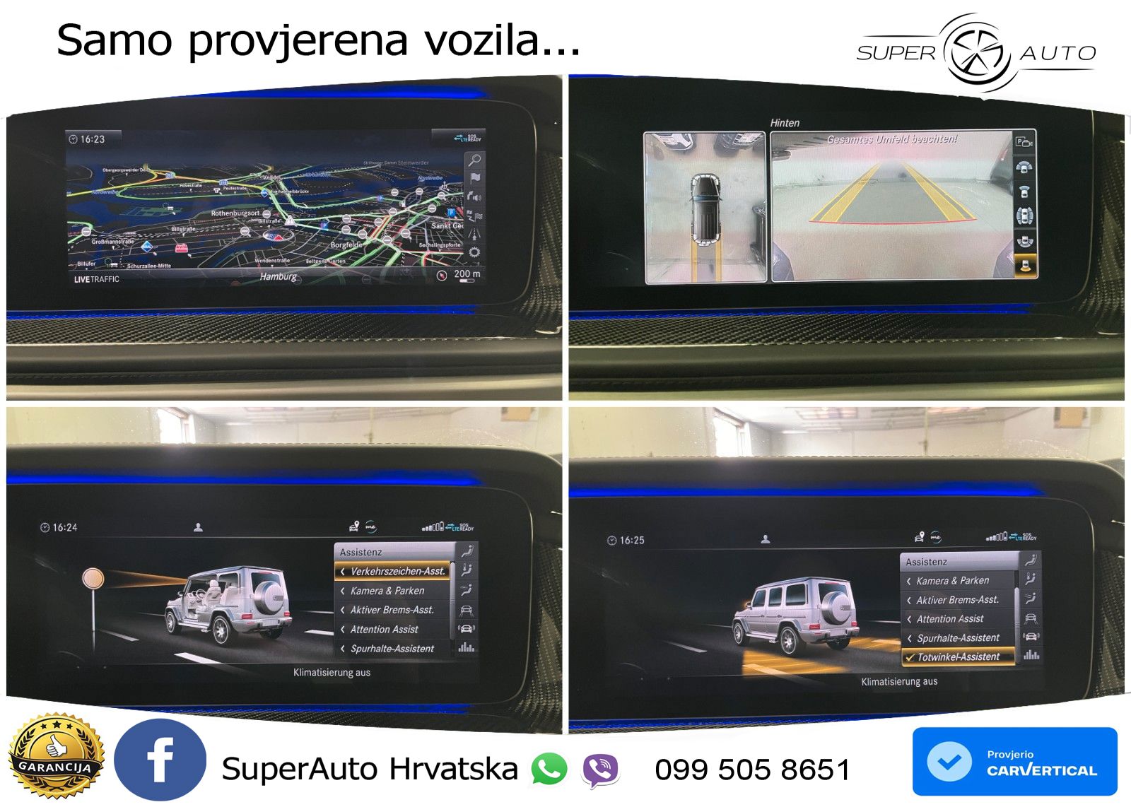 Mercedes AMG G 63 Long V8 (585 KS) 4MATIC 9G-TRONIC AMG SPEEDSHIFT PLUS Manufaktur LED+GR SJED+ACC