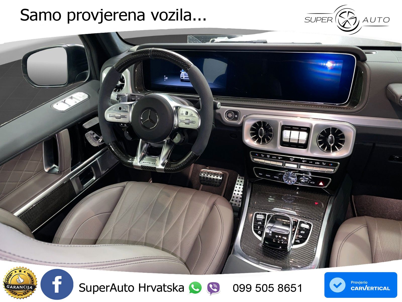 Mercedes AMG G 63 Long V8 (585 KS) 4MATIC 9G-TRONIC AMG SPEEDSHIFT PLUS Manufaktur LED+GR SJED+ACC