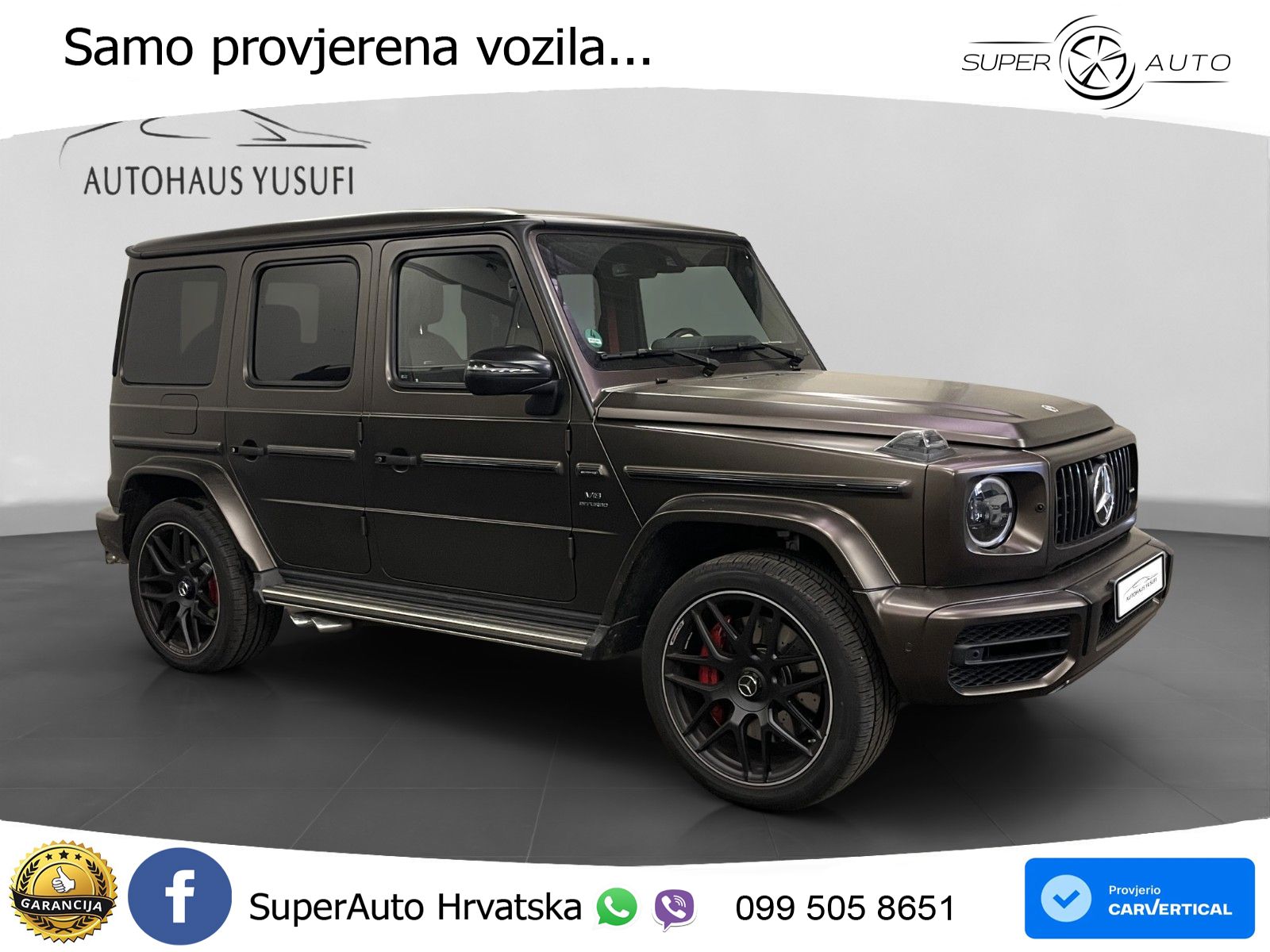 Mercedes AMG G 63 Long V8 (585 KS) 4MATIC 9G-TRONIC AMG SPEEDSHIFT PLUS Manufaktur LED+GR SJED+ACC
