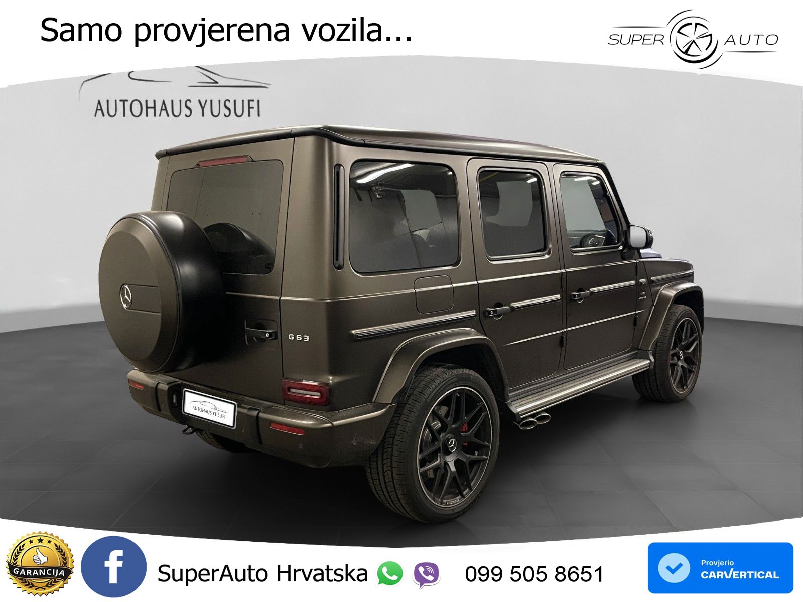 Mercedes AMG G 63 Long V8 (585 KS) 4MATIC 9G-TRONIC AMG SPEEDSHIFT PLUS Manufaktur LED+GR SJED+ACC