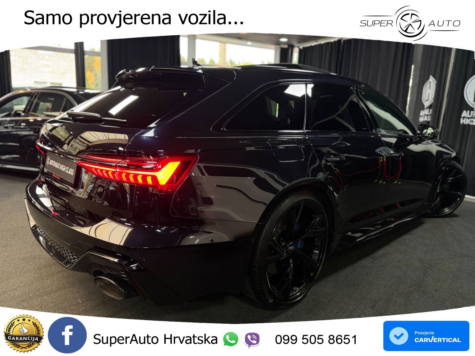 Audi RS6 Avant 4.0 TFSI V8 (600 KS) quattro Tiptronic