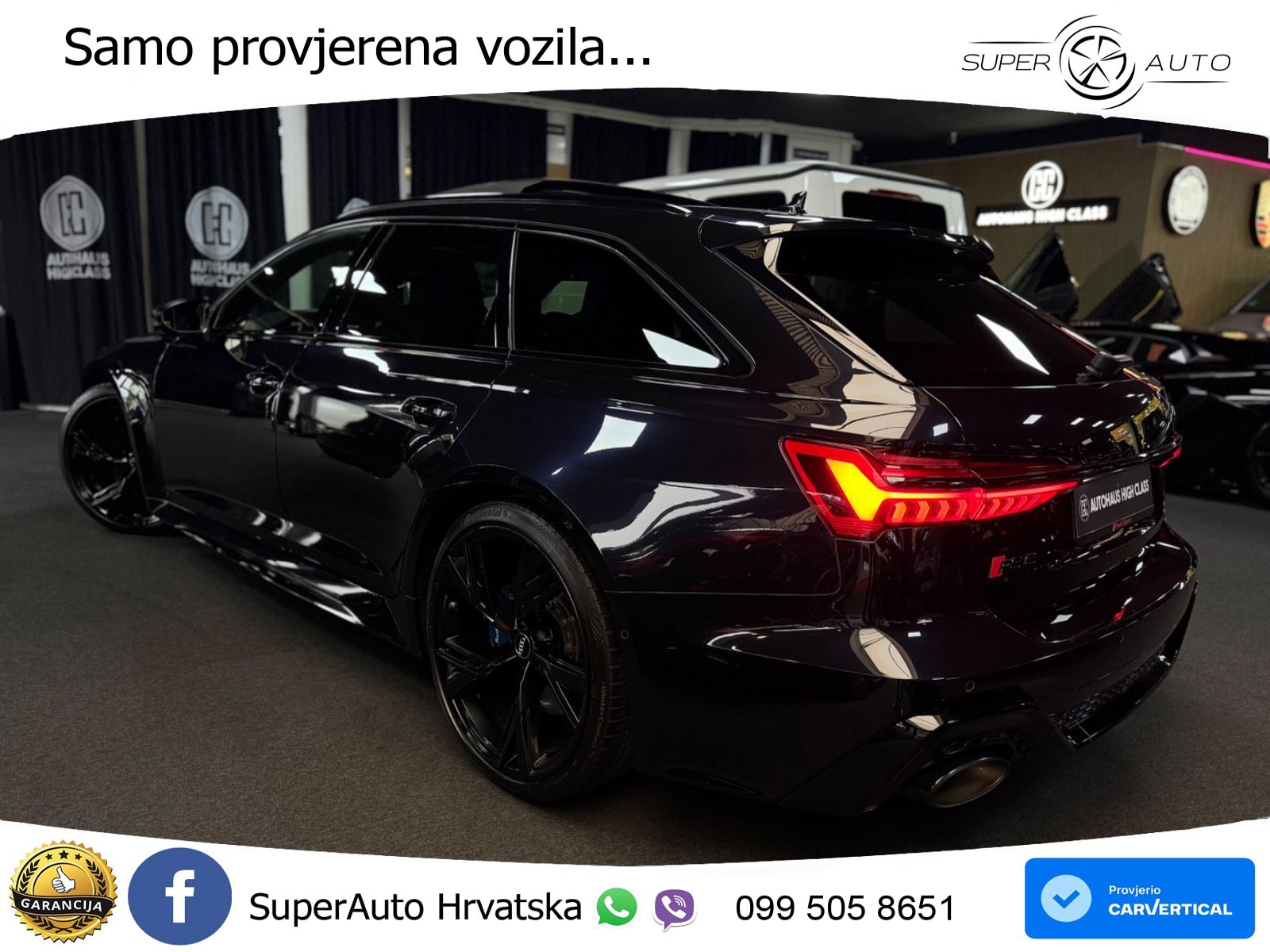Audi RS6 Avant 4.0 TFSI V8 (600 KS) quattro Tiptronic