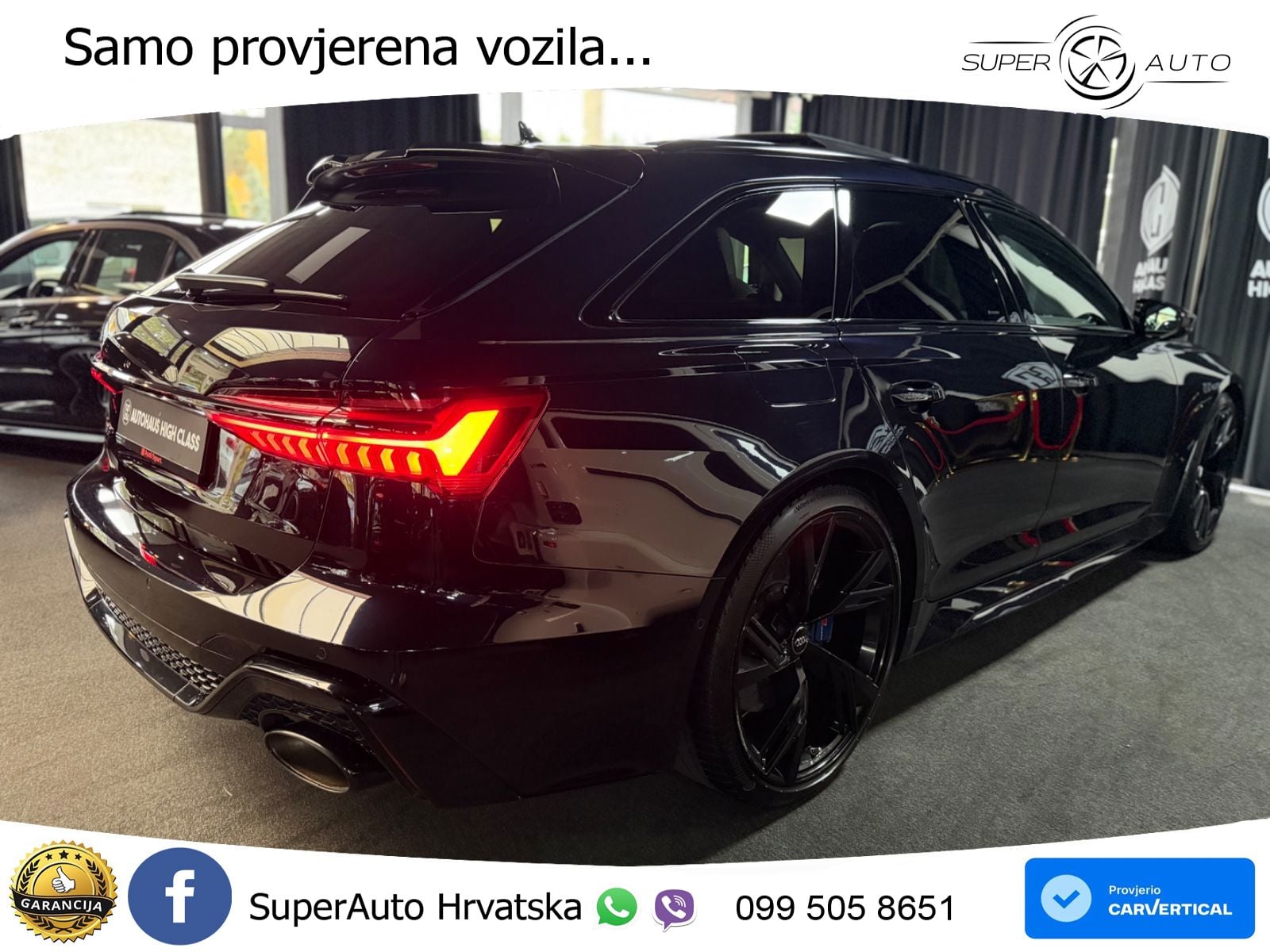 Audi RS6 Avant 4.0 TFSI V8 (600 KS) quattro Tiptronic