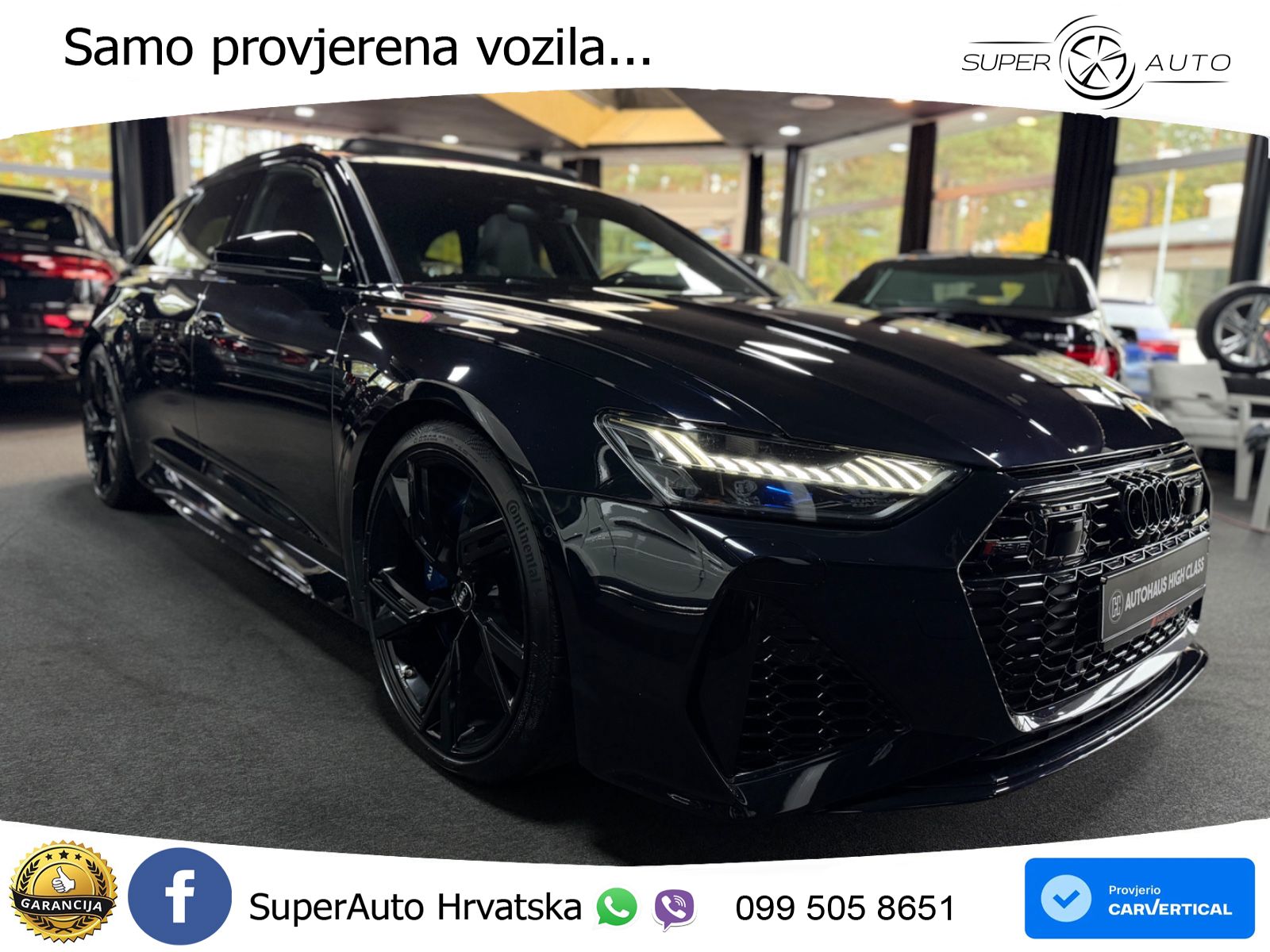 Audi RS6 Avant 4.0 TFSI V8 (600 KS) quattro Tiptronic