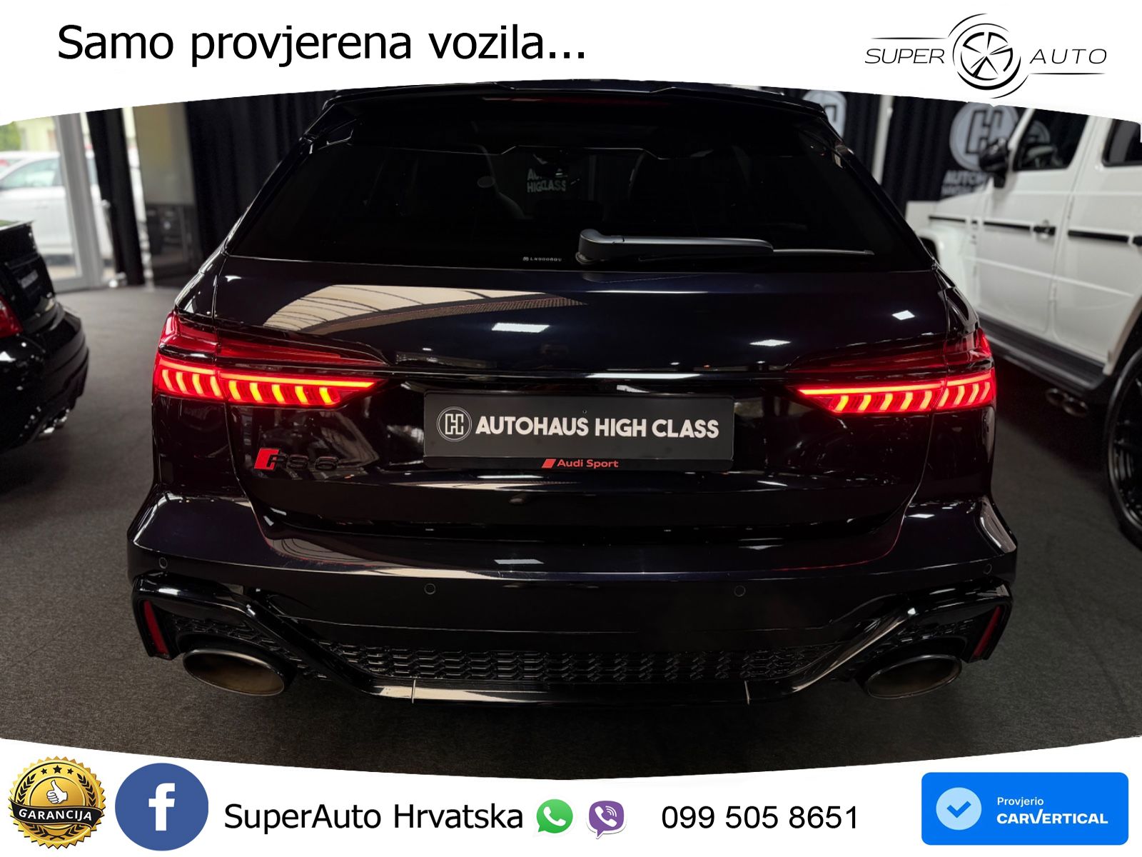 Audi RS6 Avant 4.0 TFSI V8 (600 KS) quattro Tiptronic