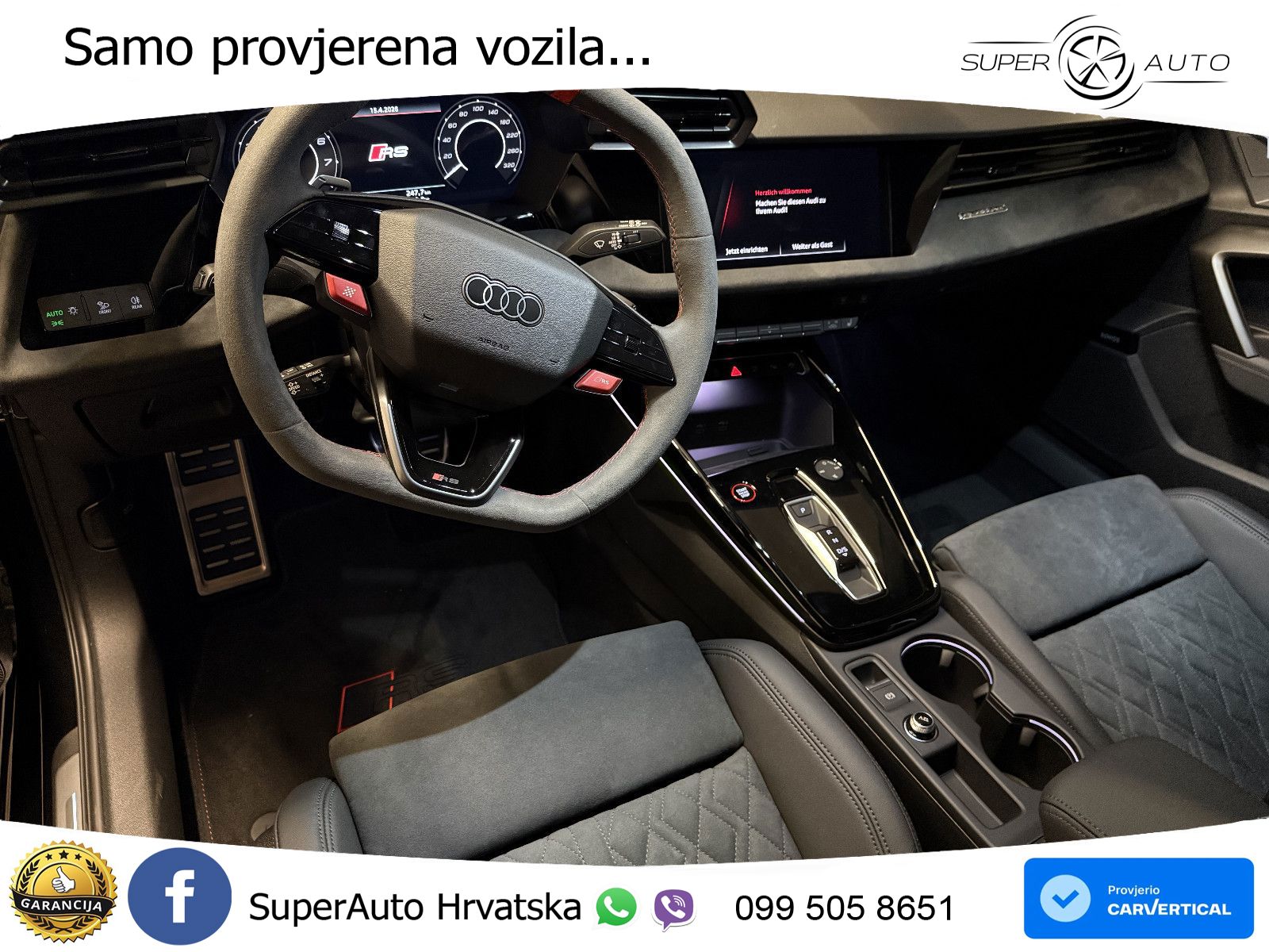 Audi RS3 Sedan 2.5 TFSI (400 KS) quattro S tronic ACC+HEAD+GR SJED+360+PANO