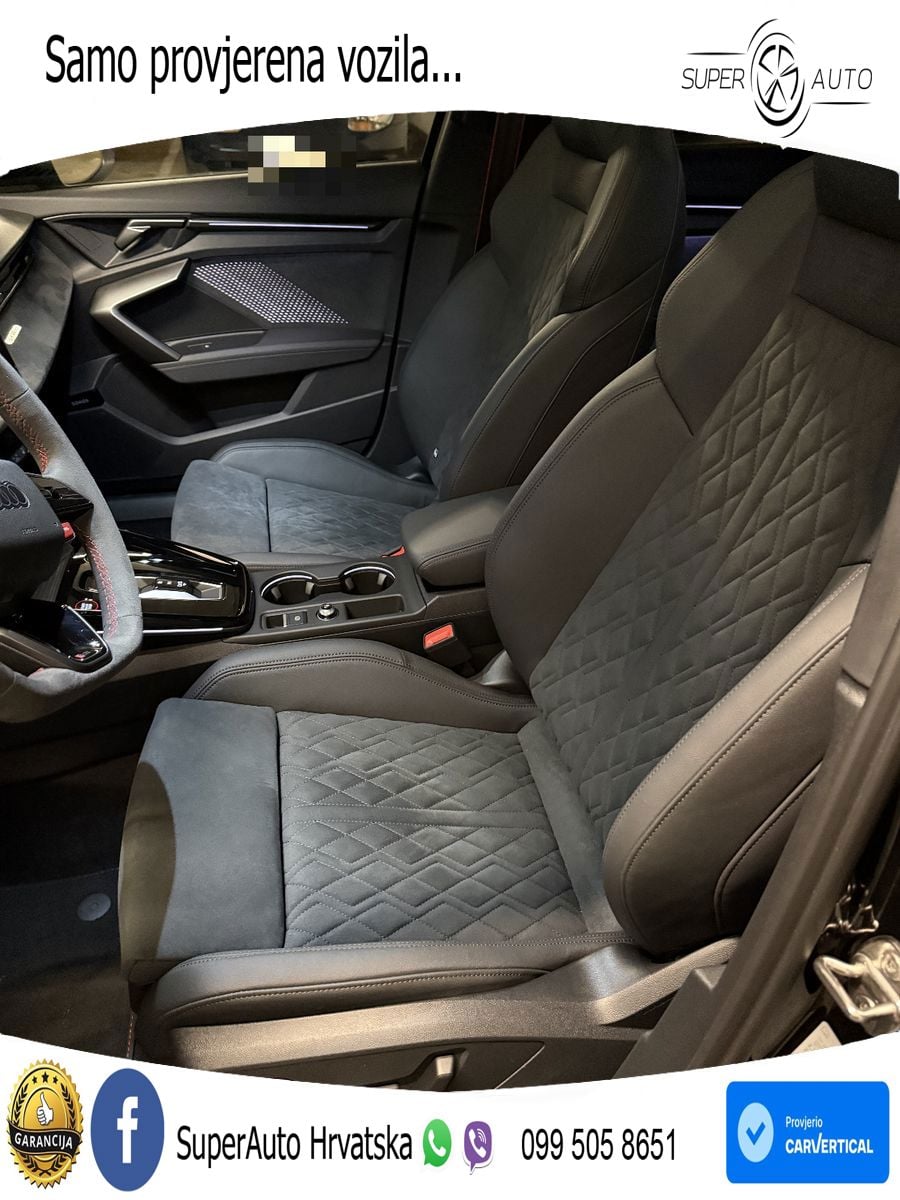 Audi RS3 Sedan 2.5 TFSI (400 KS) quattro S tronic ACC+HEAD+GR SJED+360+PANO