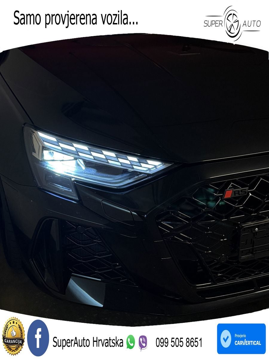Audi RS3 Sedan 2.5 TFSI (400 KS) quattro S tronic ACC+HEAD+GR SJED+360+PANO