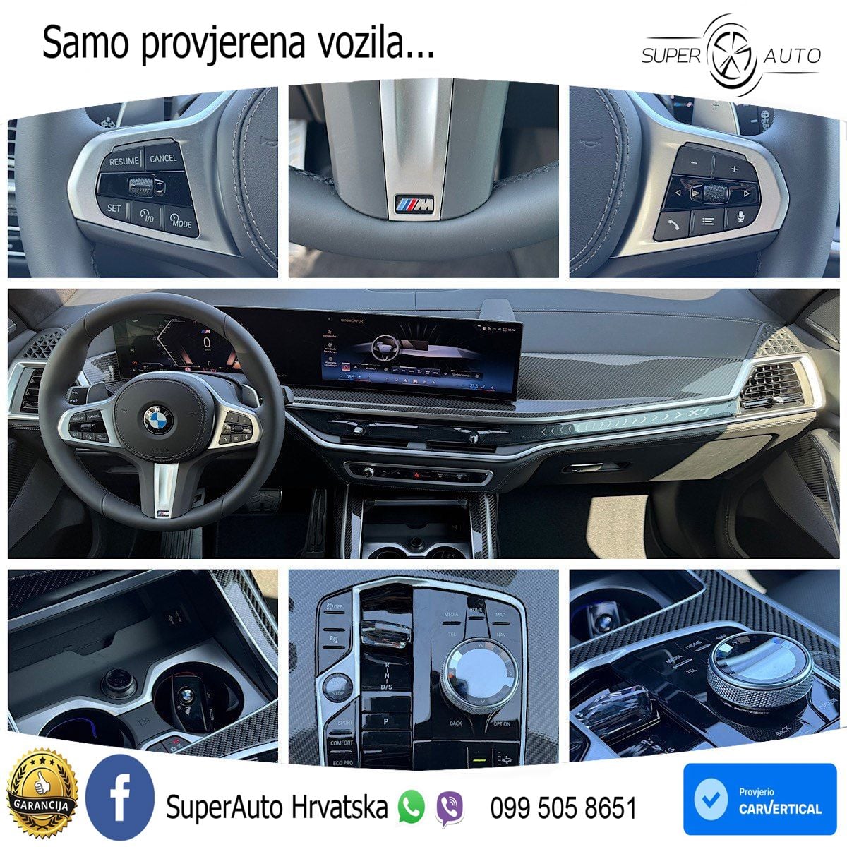 BMW X7 40d (352 KS) xDrive Steptronic ZRAČNI+ACC+GR SJED+KAM+PANO