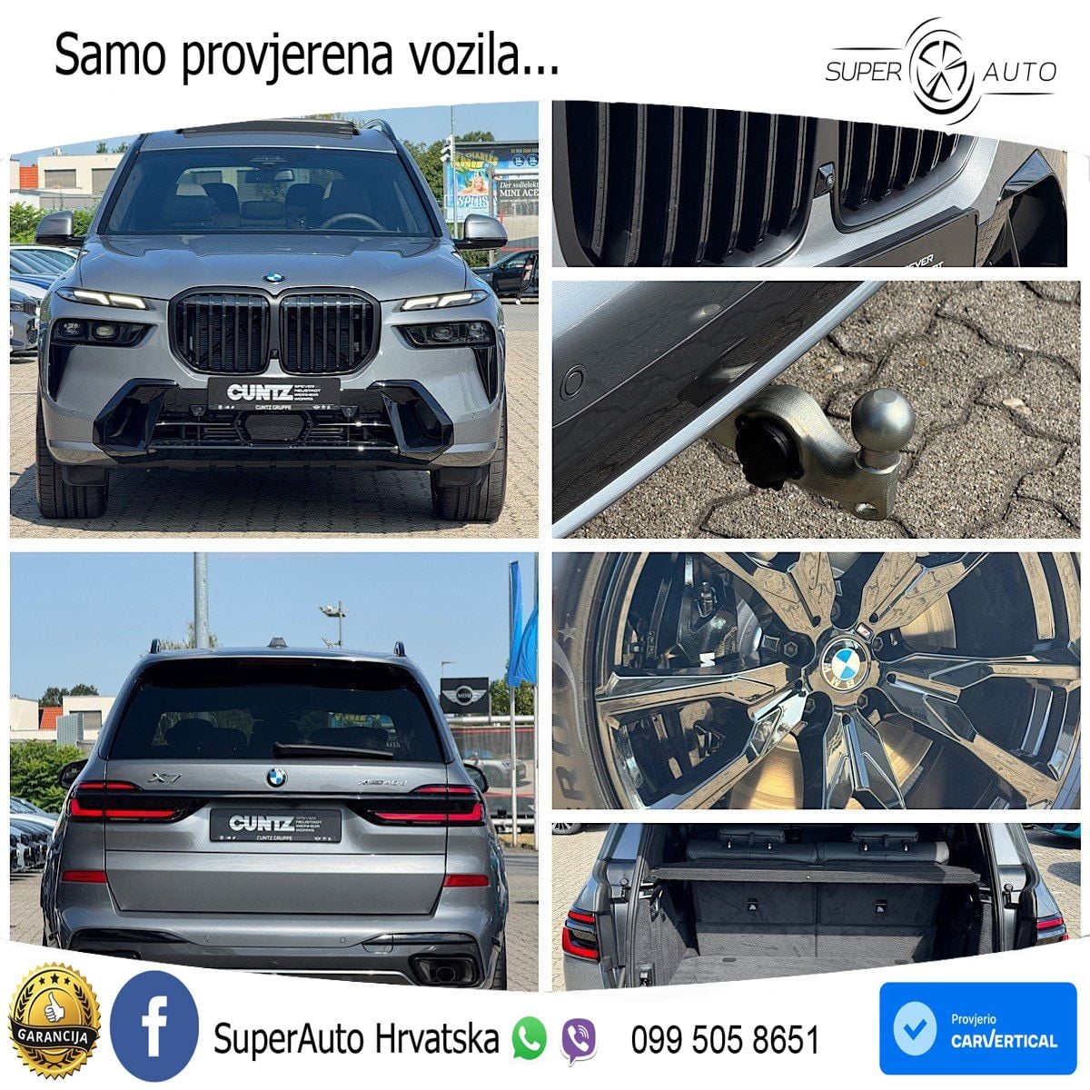 BMW X7 40d (352 KS) xDrive Steptronic ZRAČNI+ACC+GR SJED+KAM+PANO