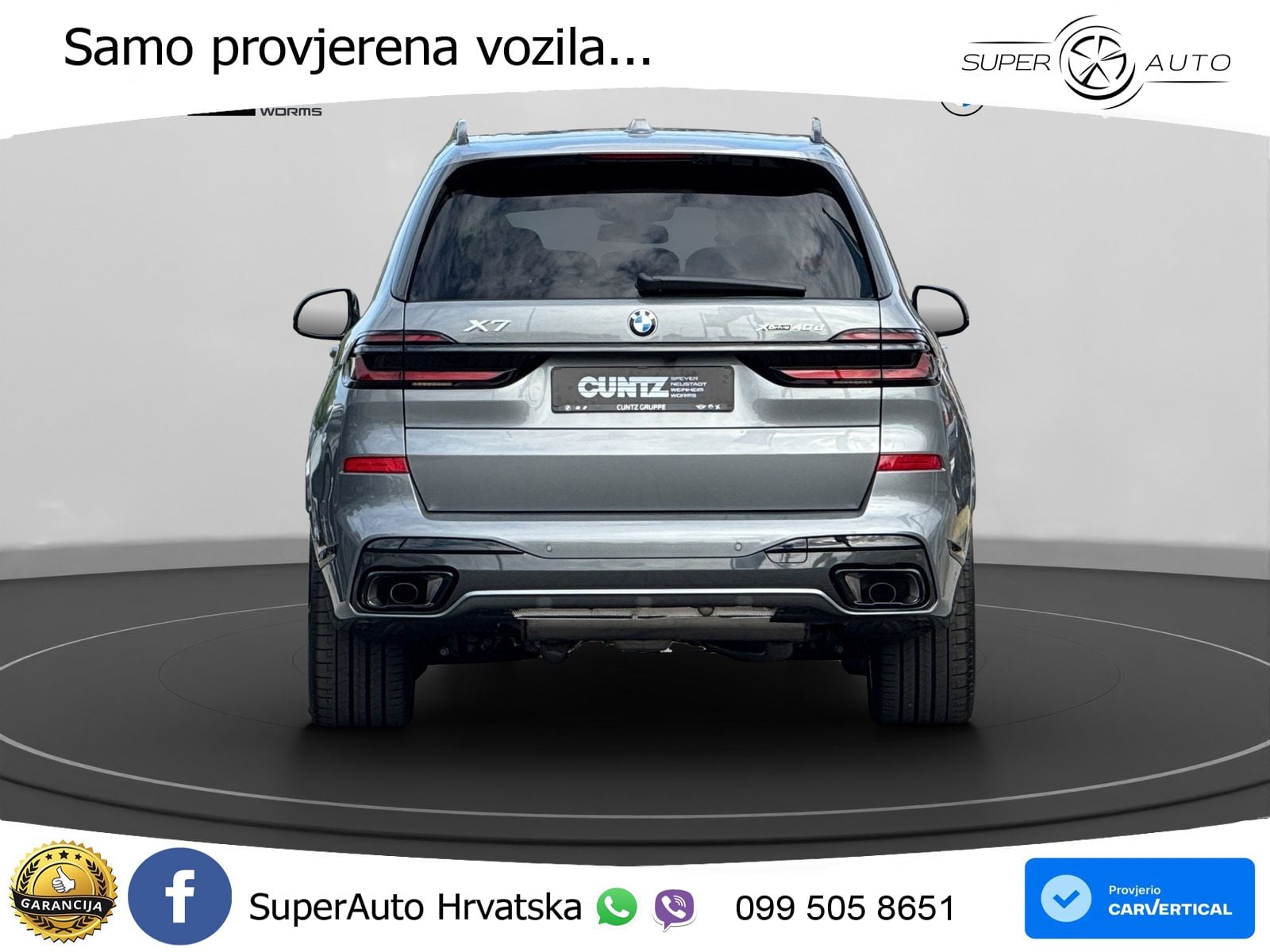 BMW X7 40d (352 KS) xDrive Steptronic ZRAČNI+ACC+GR SJED+KAM+PANO