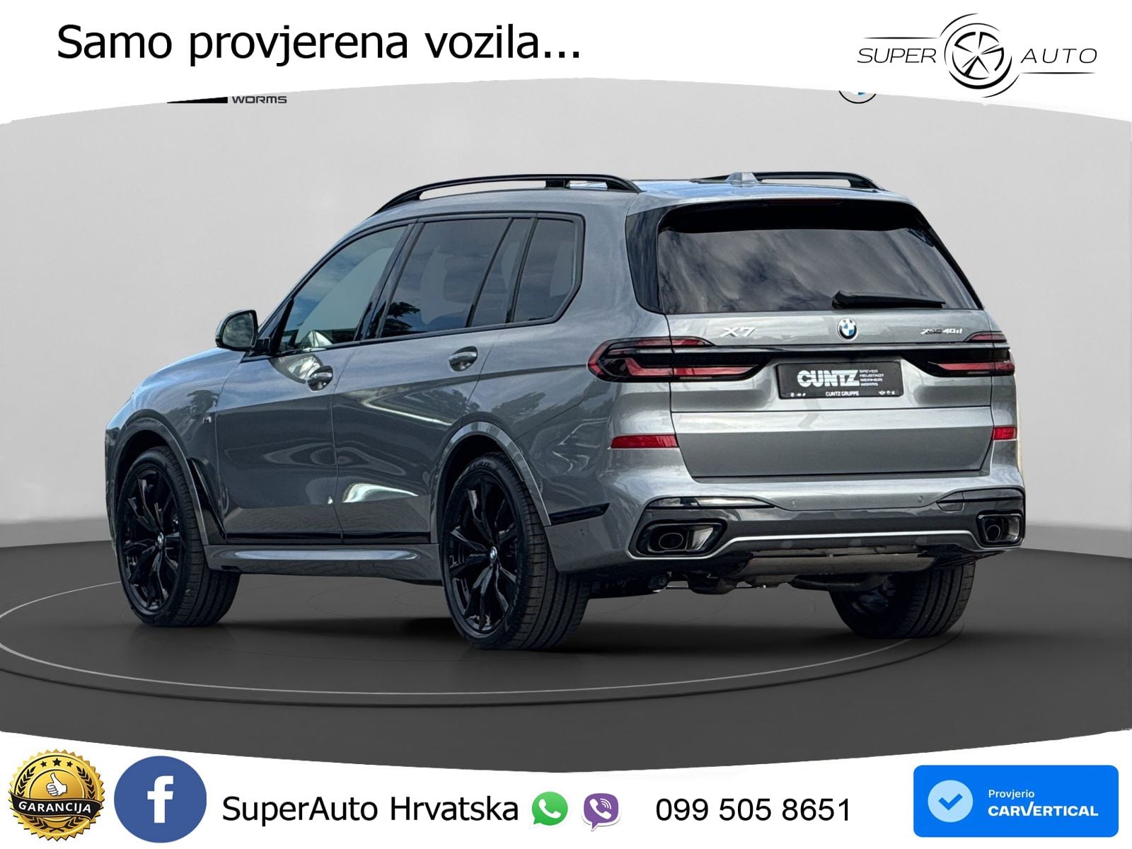 BMW X7 40d (352 KS) xDrive Steptronic ZRAČNI+ACC+GR SJED+KAM+PANO