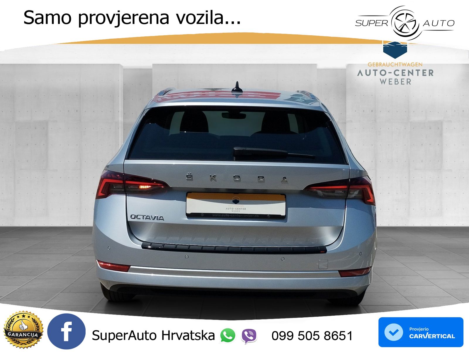 Škoda Octavia Combi 2.0 TDI (150 KS) DSG LED+GR SJED+ACC