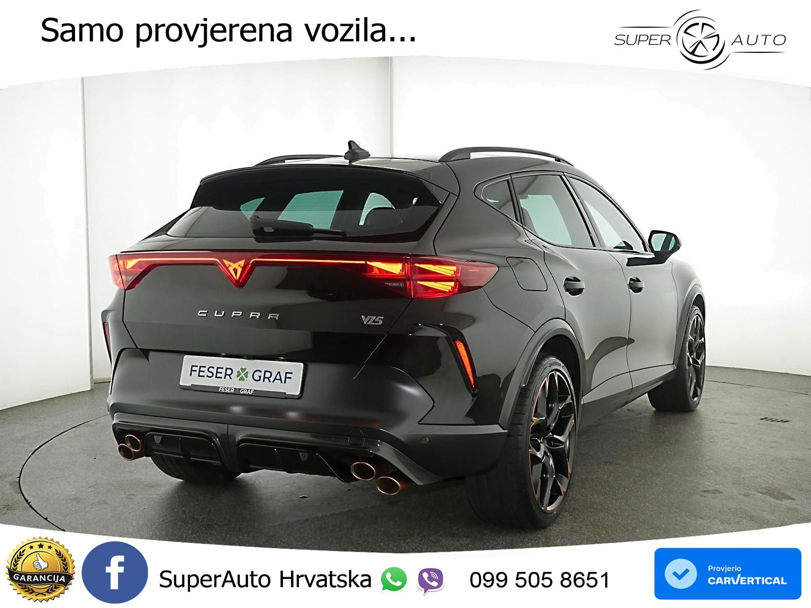 Cupra Formentor VZ5 2.5 TSI (390 KS) 4Drive DSG ACC+GR SJED+360+PANO