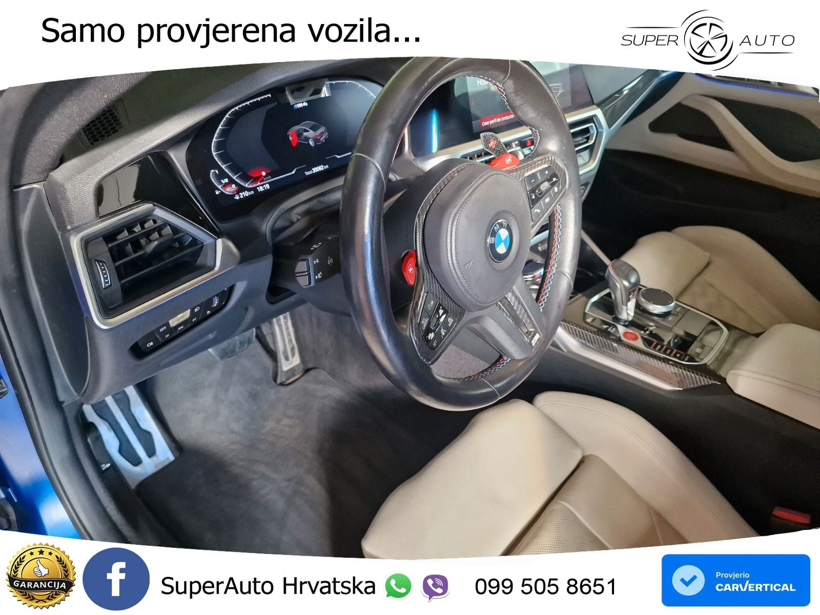 BMW M4 Competition 3.0 (510 KS) xDrive Steptronic LED+GR SJED+ACC