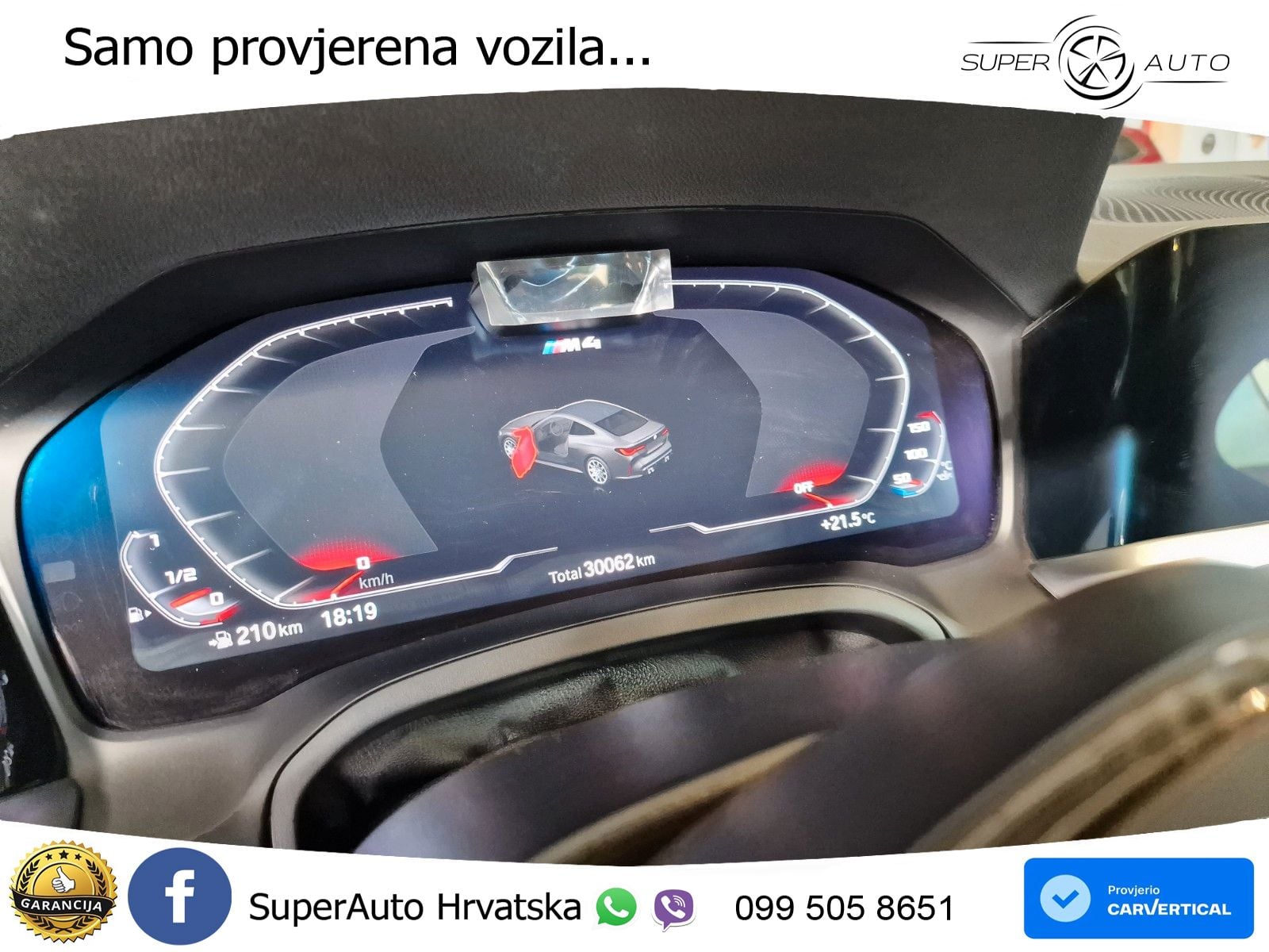 BMW M4 Competition 3.0 (510 KS) xDrive Steptronic LED+GR SJED+ACC