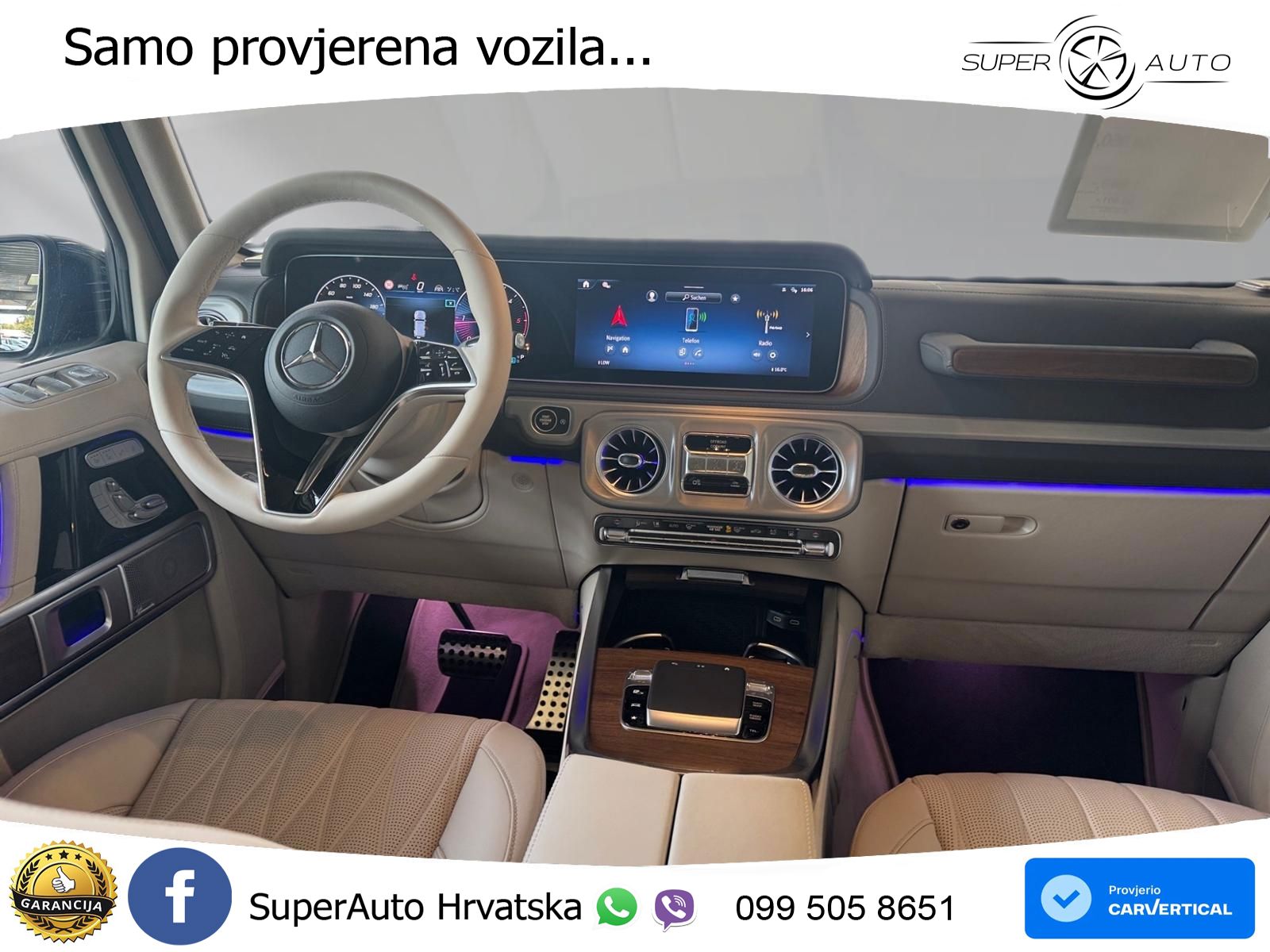 Mercedes G 450d Long (367 KS) 4MATIC 9G-TRONIC Exclusive LED+ACC