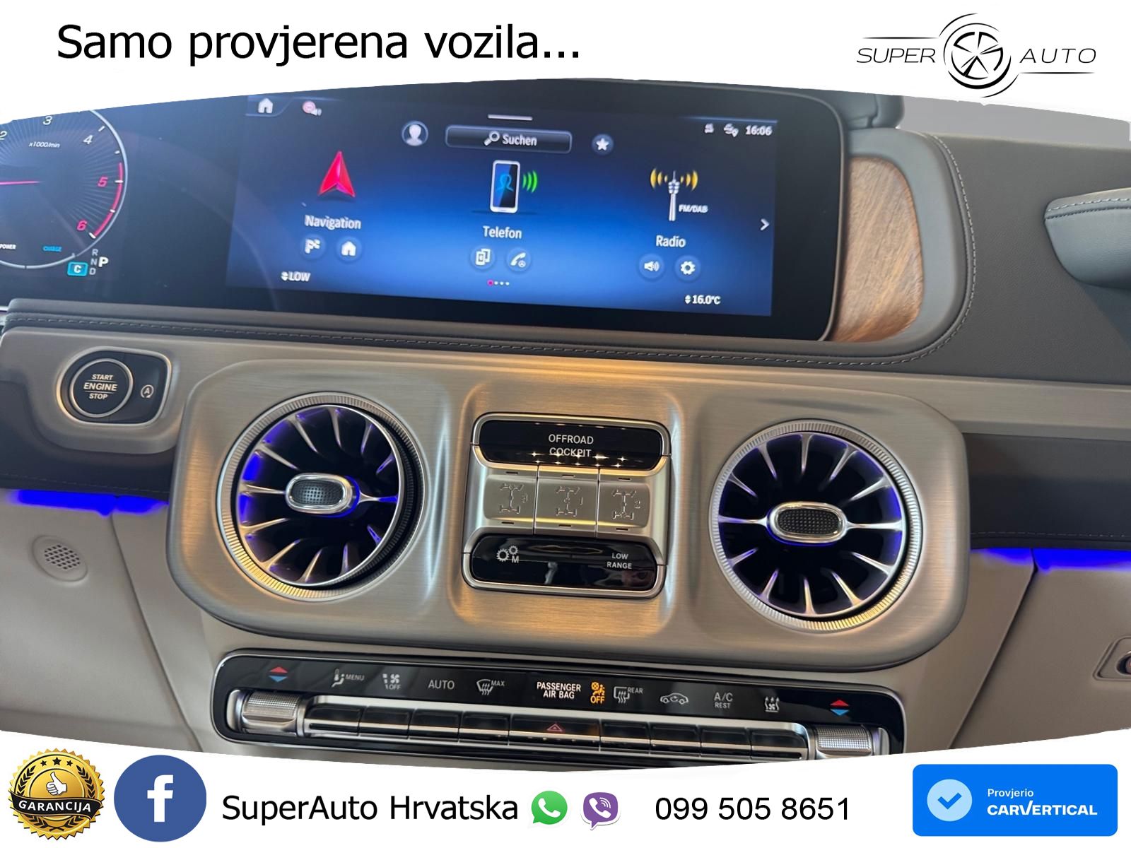 Mercedes G 450d Long (367 KS) 4MATIC 9G-TRONIC Exclusive LED+ACC