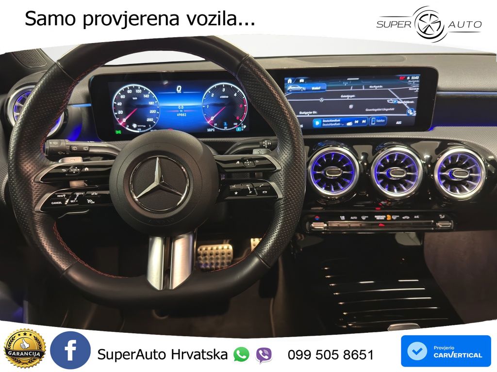 Mercedes-Benz A 200d 8G-DCT AMG ACC+GR SJED+360+PANO