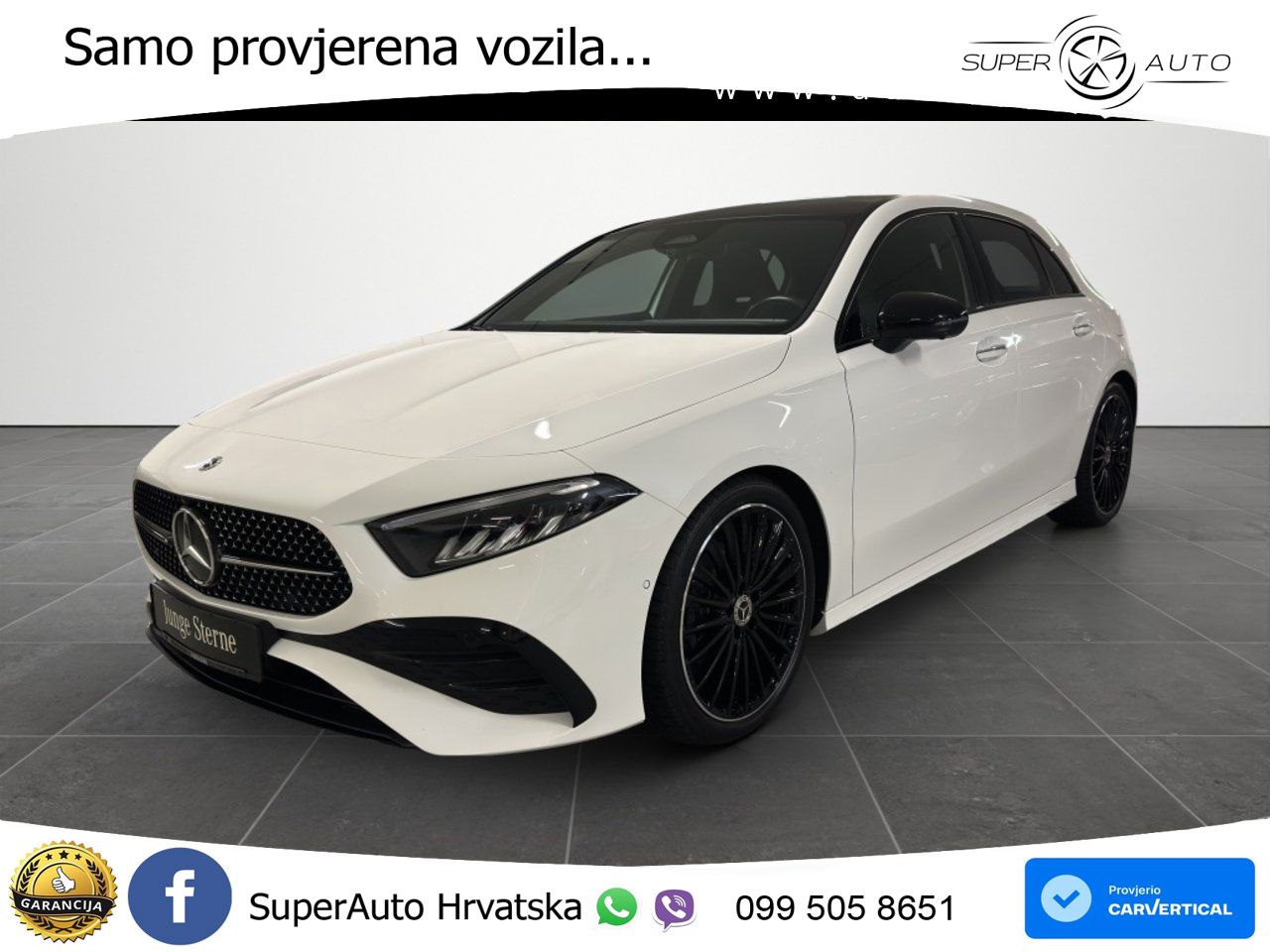 Mercedes-Benz A 200d 8G-DCT AMG ACC+GR SJED+360+PANO