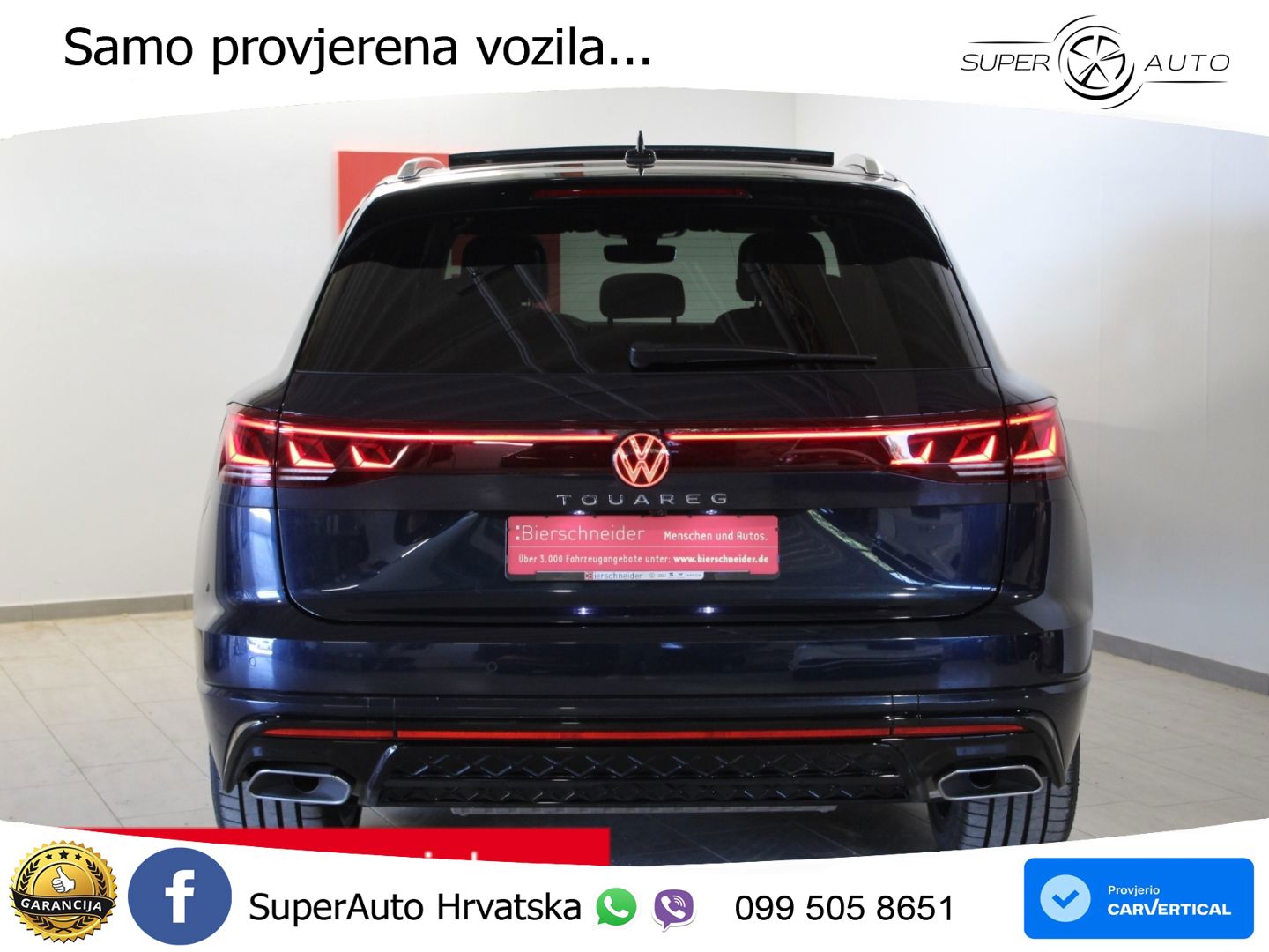 Volkswagen Touareg 3.0 V6 TDI (286 KS) 4MOTION Tiptronic ZRAČNI+ACC+GR SJED+KAM+PANO