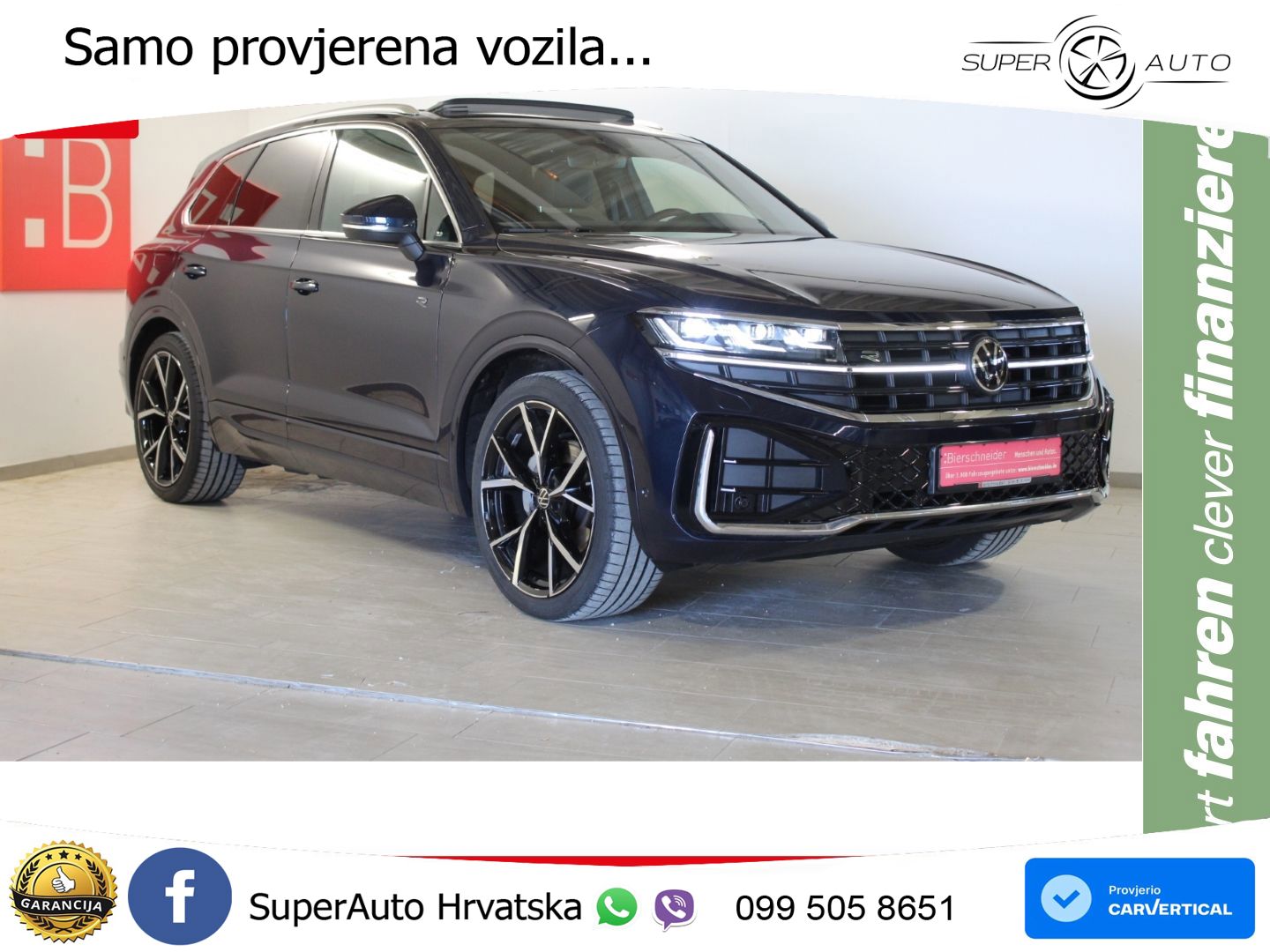 Volkswagen Touareg 3.0 V6 TDI (286 KS) 4MOTION Tiptronic ZRAČNI+ACC+GR SJED+KAM+PANO