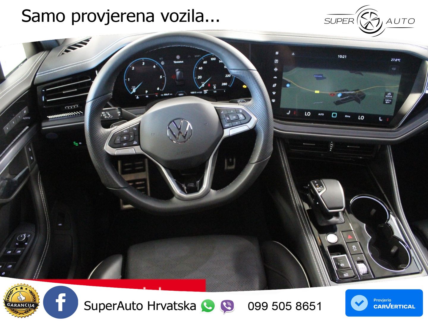 Volkswagen Touareg 3.0 V6 TDI (286 KS) 4MOTION Tiptronic ZRAČNI+ACC+GR SJED+KAM+PANO