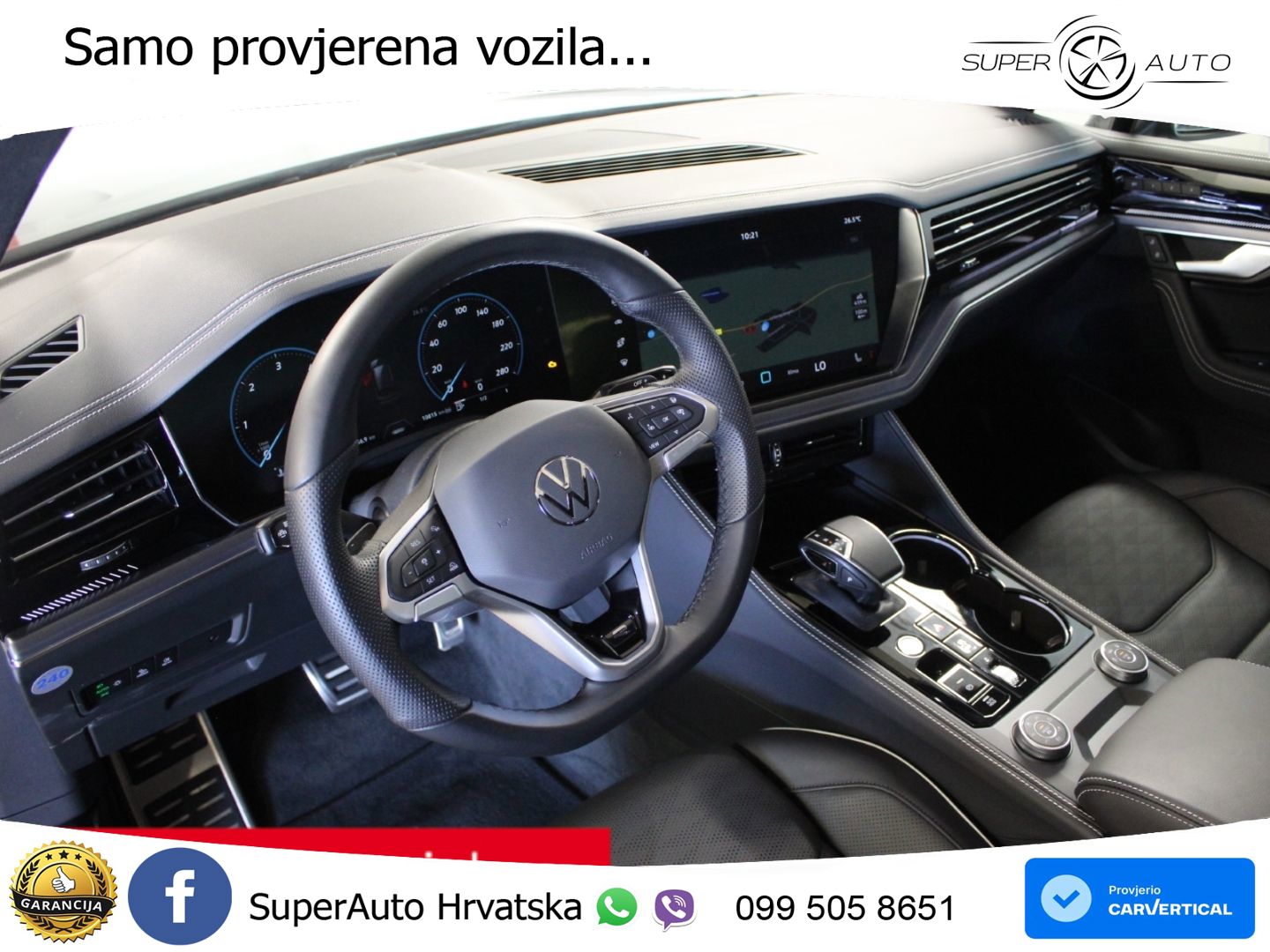 Volkswagen Touareg 3.0 V6 TDI (286 KS) 4MOTION Tiptronic ZRAČNI+ACC+GR SJED+KAM+PANO