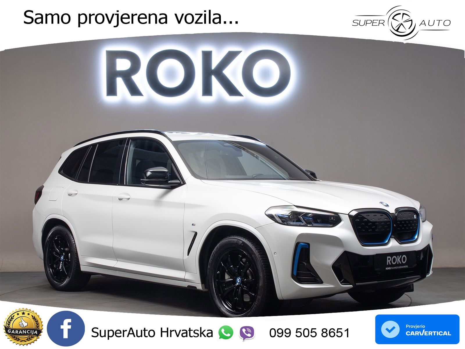 BMW iX3 80 kWh (286 KS)