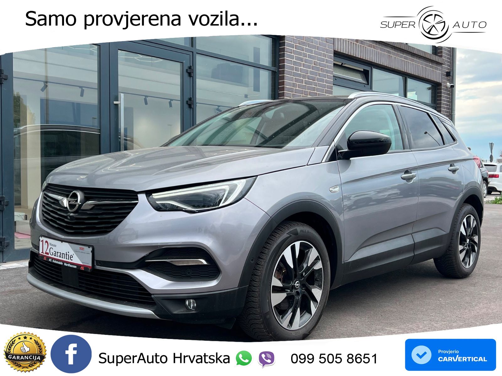 Opel Grandland X 1.2 Turbo (130 KS) LED+GR SJED+ACC