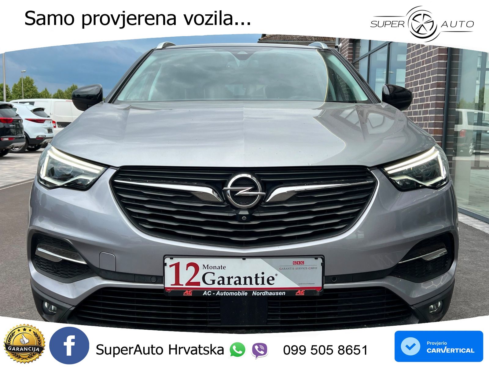 Opel Grandland X 1.2 Turbo (130 KS) LED+GR SJED+ACC