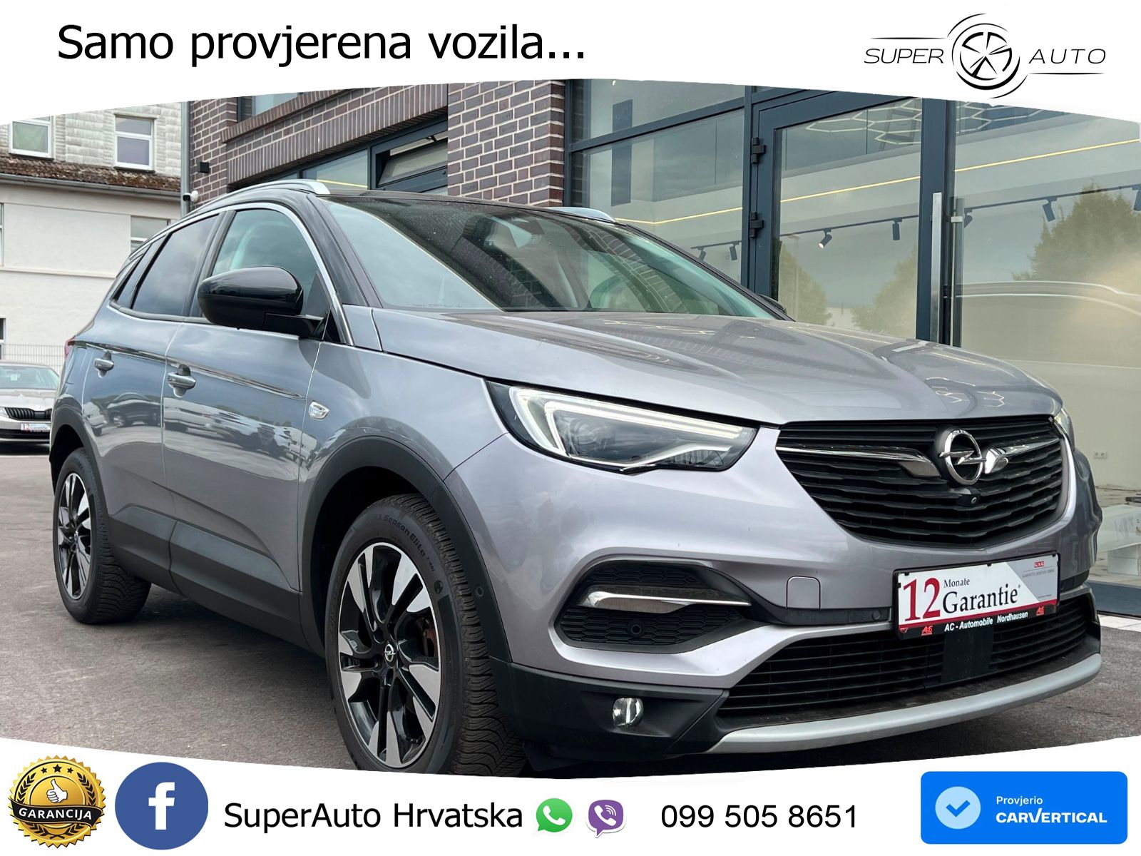 Opel Grandland X 1.2 Turbo (130 KS) LED+GR SJED+ACC