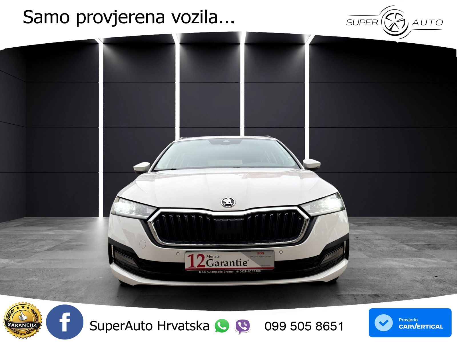 Škoda Octavia Combi 2.0 TDI (150 KS) DSG LED+GR SJED+ACC