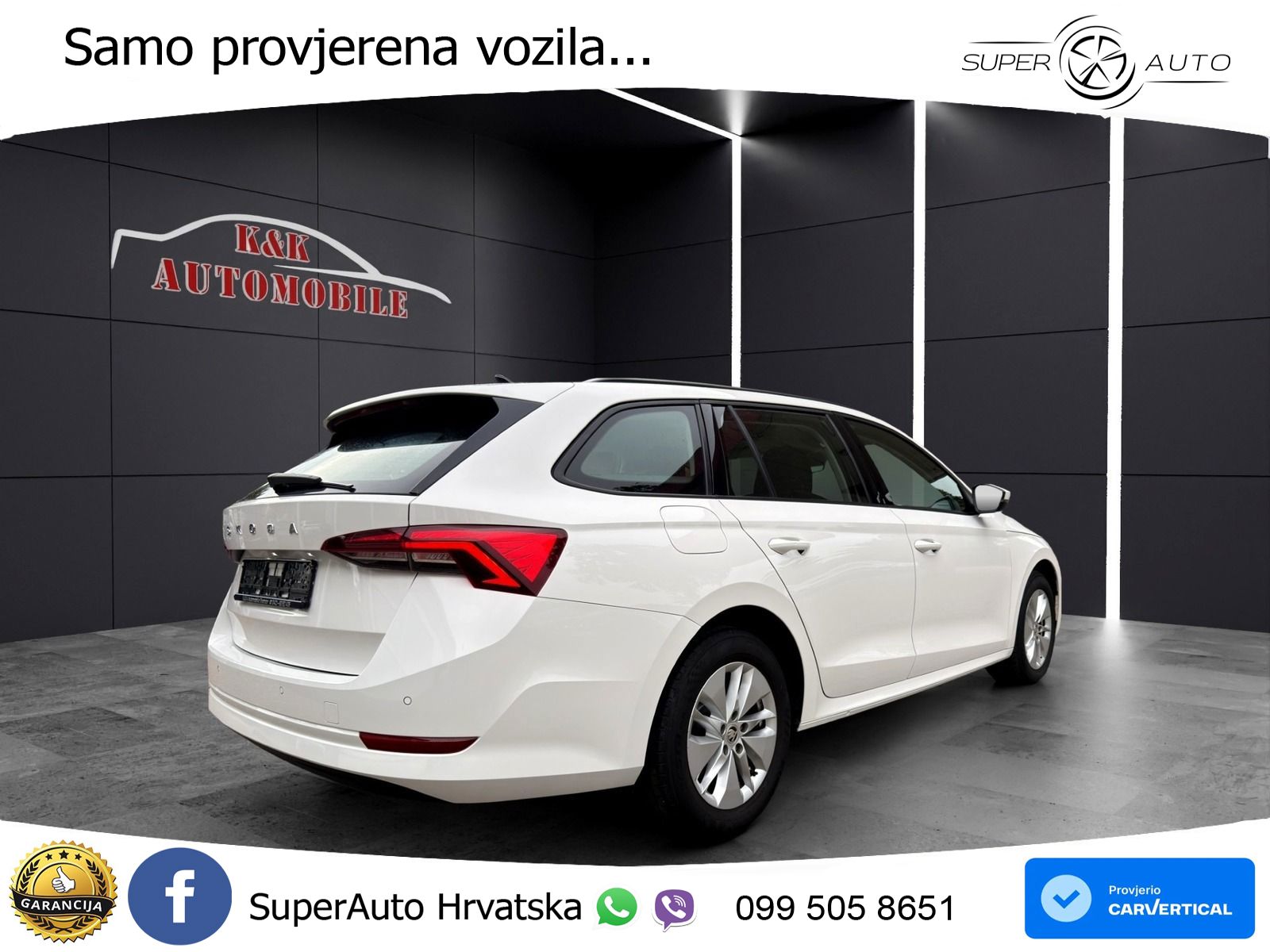 Škoda Octavia Combi 2.0 TDI (150 KS) DSG LED+GR SJED+ACC
