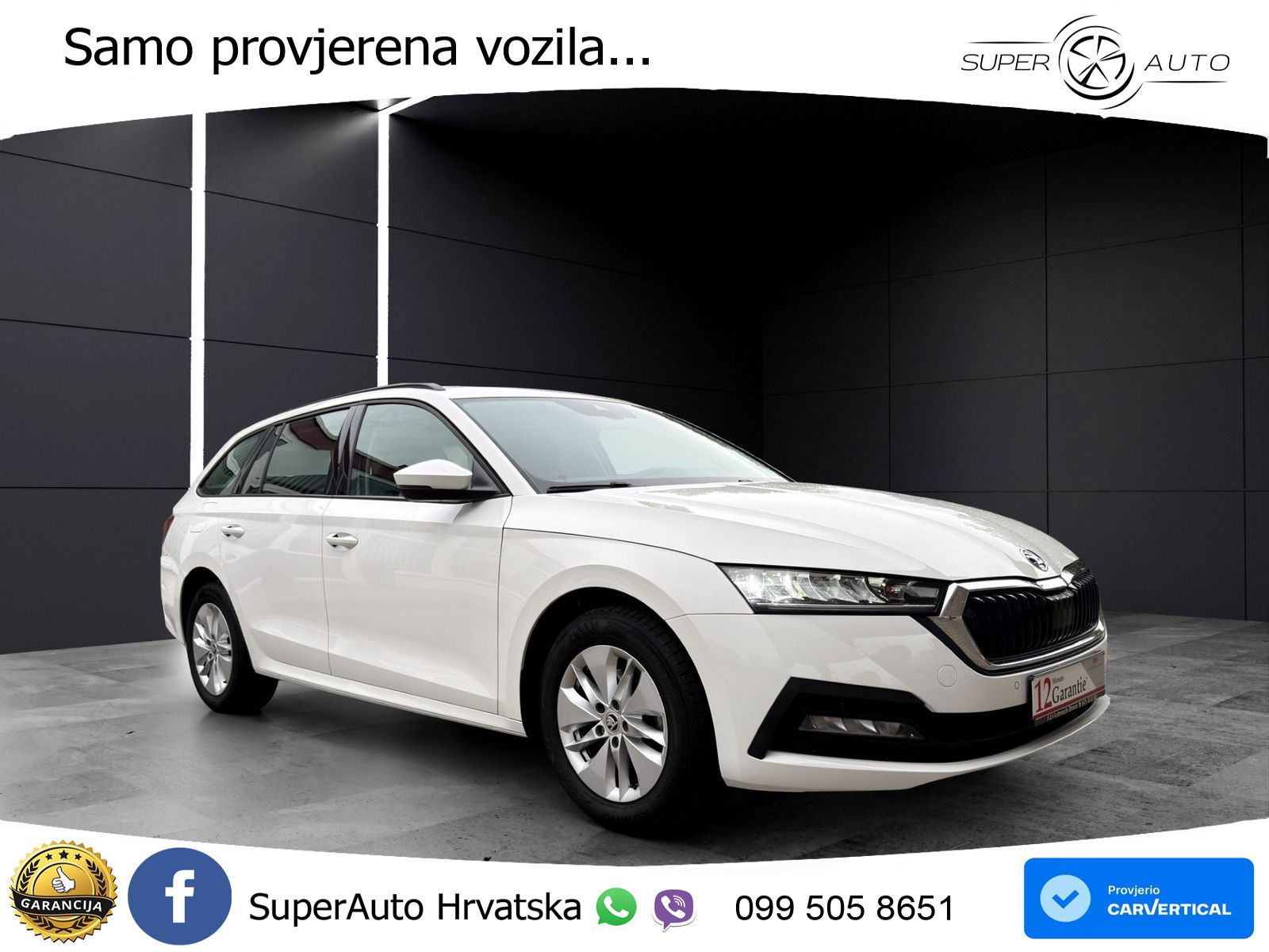 Škoda Octavia Combi 2.0 TDI (150 KS) DSG LED+GR SJED+ACC