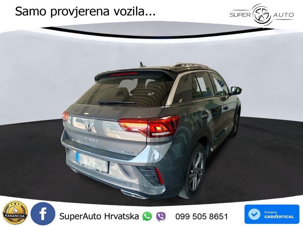 Volkswagen T-Roc 2.0 TSI (190 KS) 4M DSG R-Line LED+GR SJED+ACC