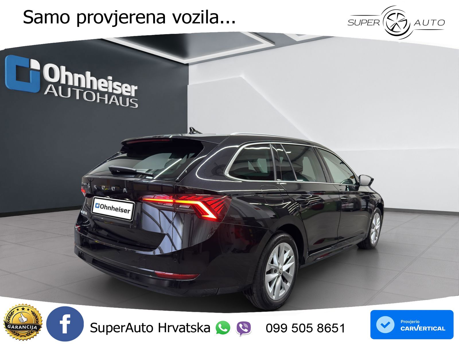 Škoda Octavia Combi 2.0 TDI (150 KS) DSG LED+GR SJED+ACC